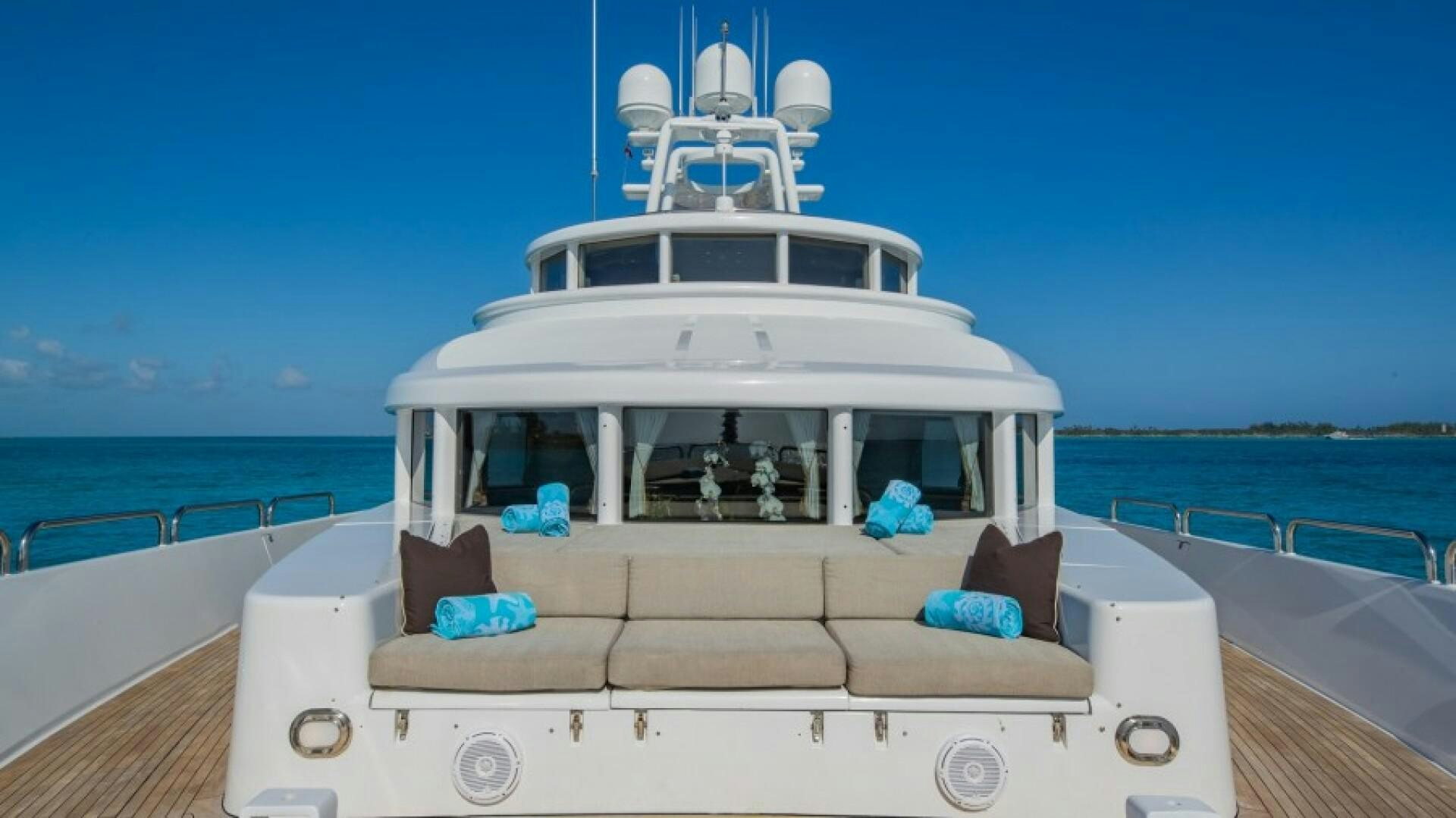 a boat on a body of water aboard STARSHIP Yacht for Sale