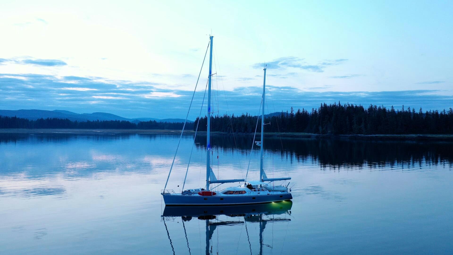 a boat on the water aboard LADY K Yacht for Sale