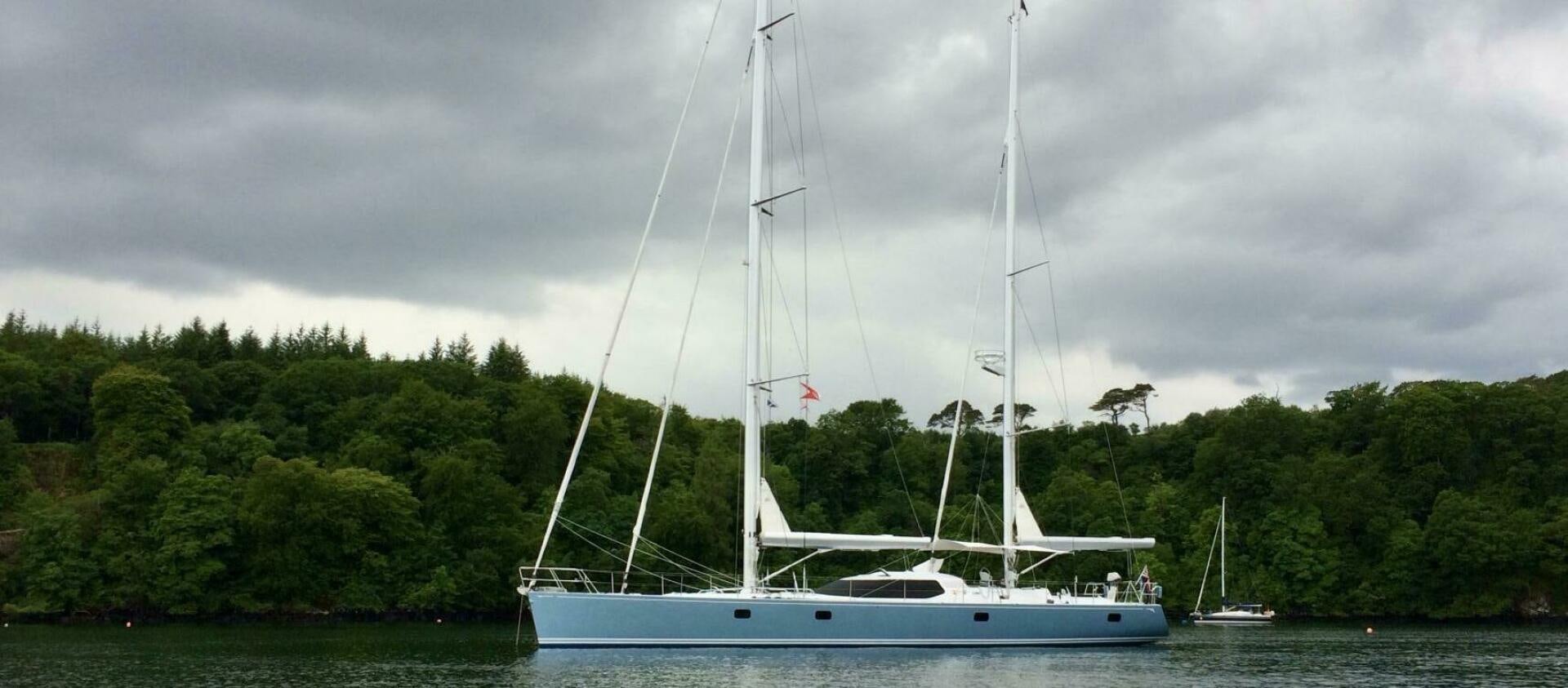 a boat on the water aboard LADY K Yacht for Sale