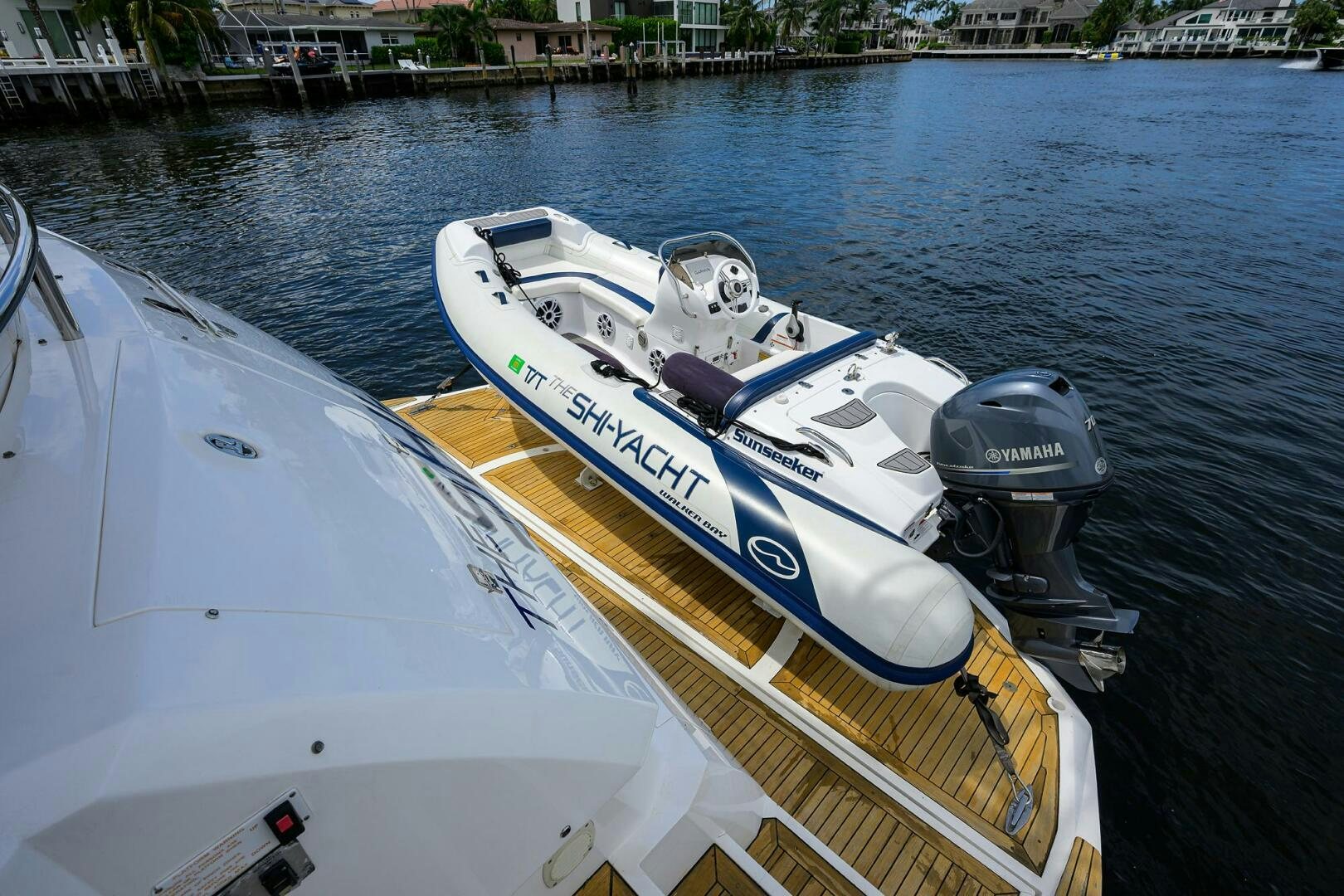 a boat on the water aboard THE SHI Yacht for Sale
