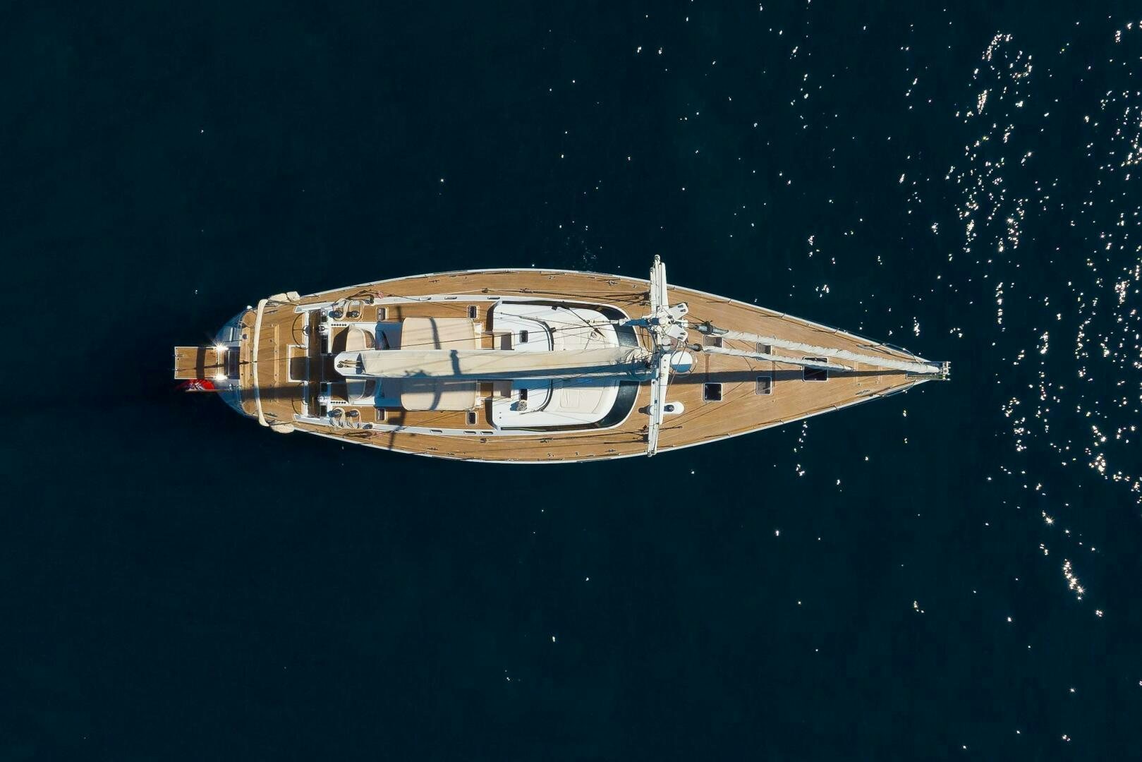 a space ship in space aboard HANNO Yacht for Sale