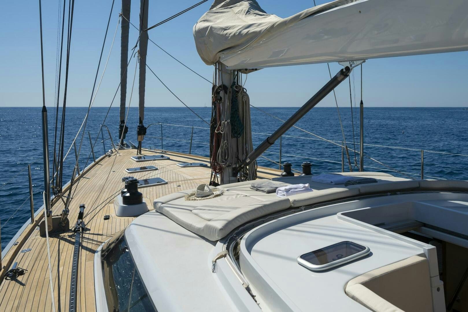 a boat on the water aboard HANNO Yacht for Sale