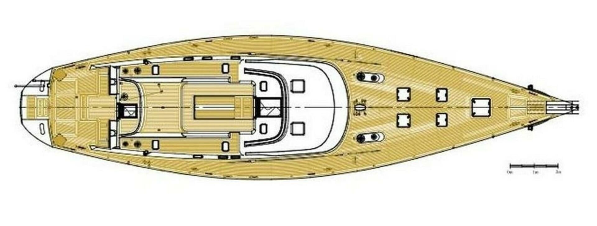 a yellow and black electronic device aboard HANNO Yacht for Sale