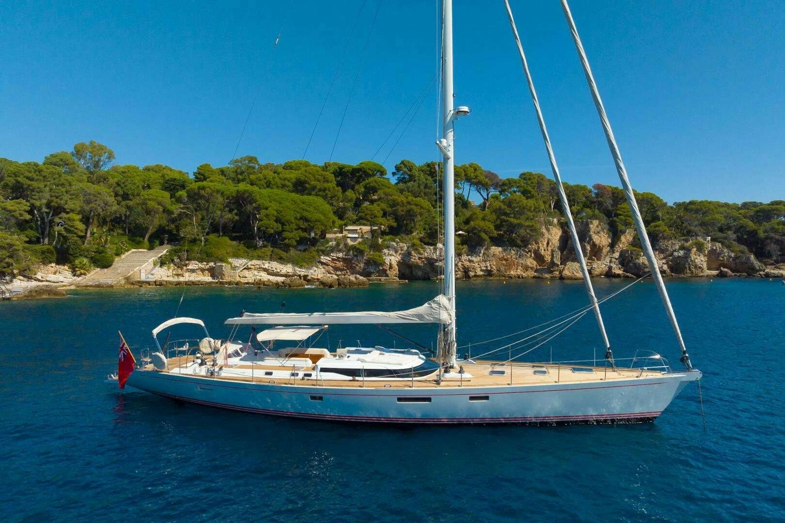 a boat on the water aboard HANNO Yacht for Sale