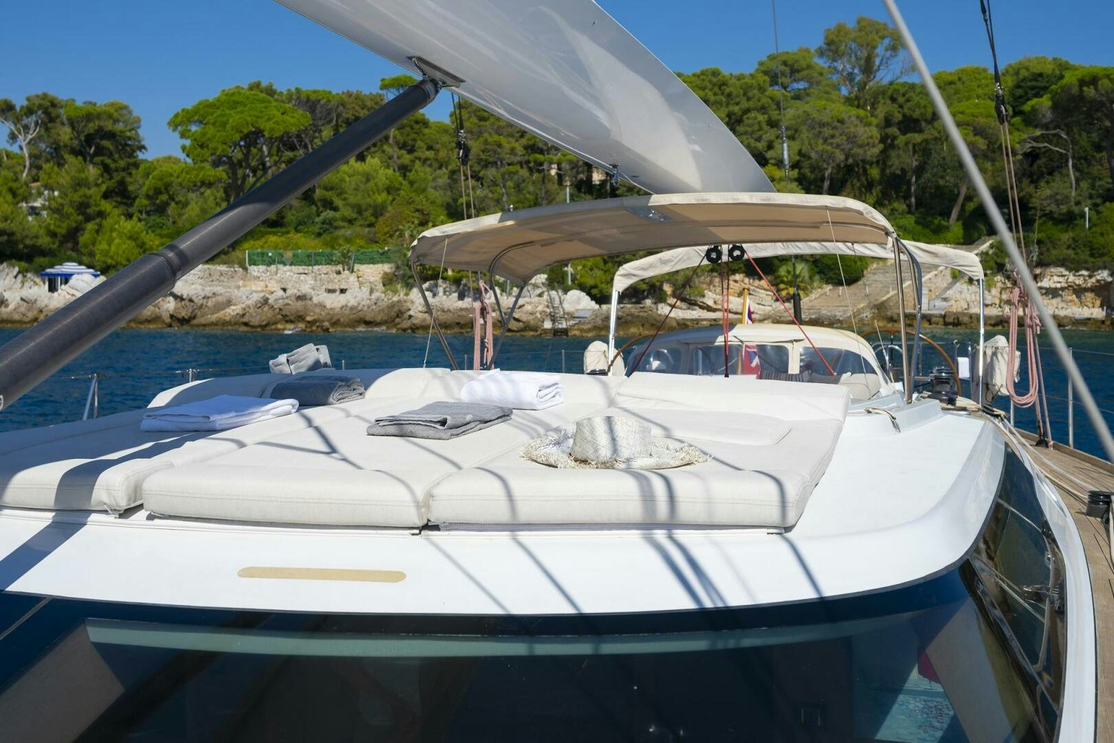a boat on the water aboard HANNO Yacht for Sale