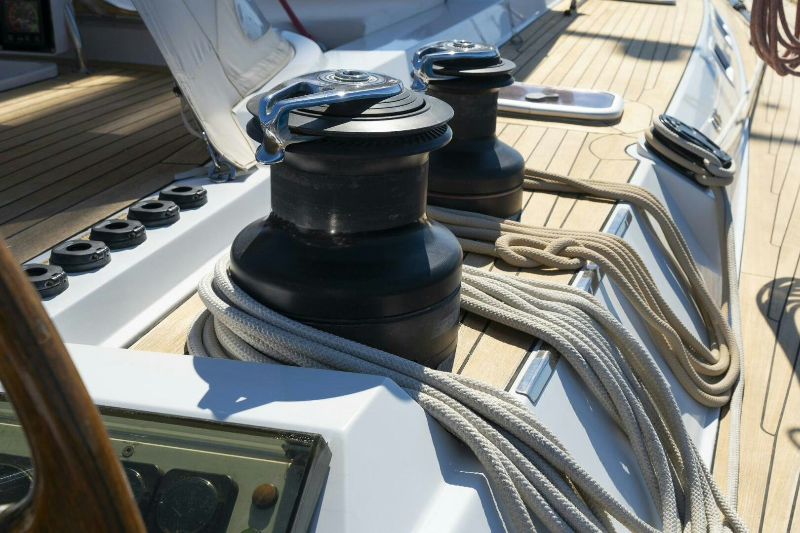 a metal pan on a stove aboard HANNO Yacht for Sale