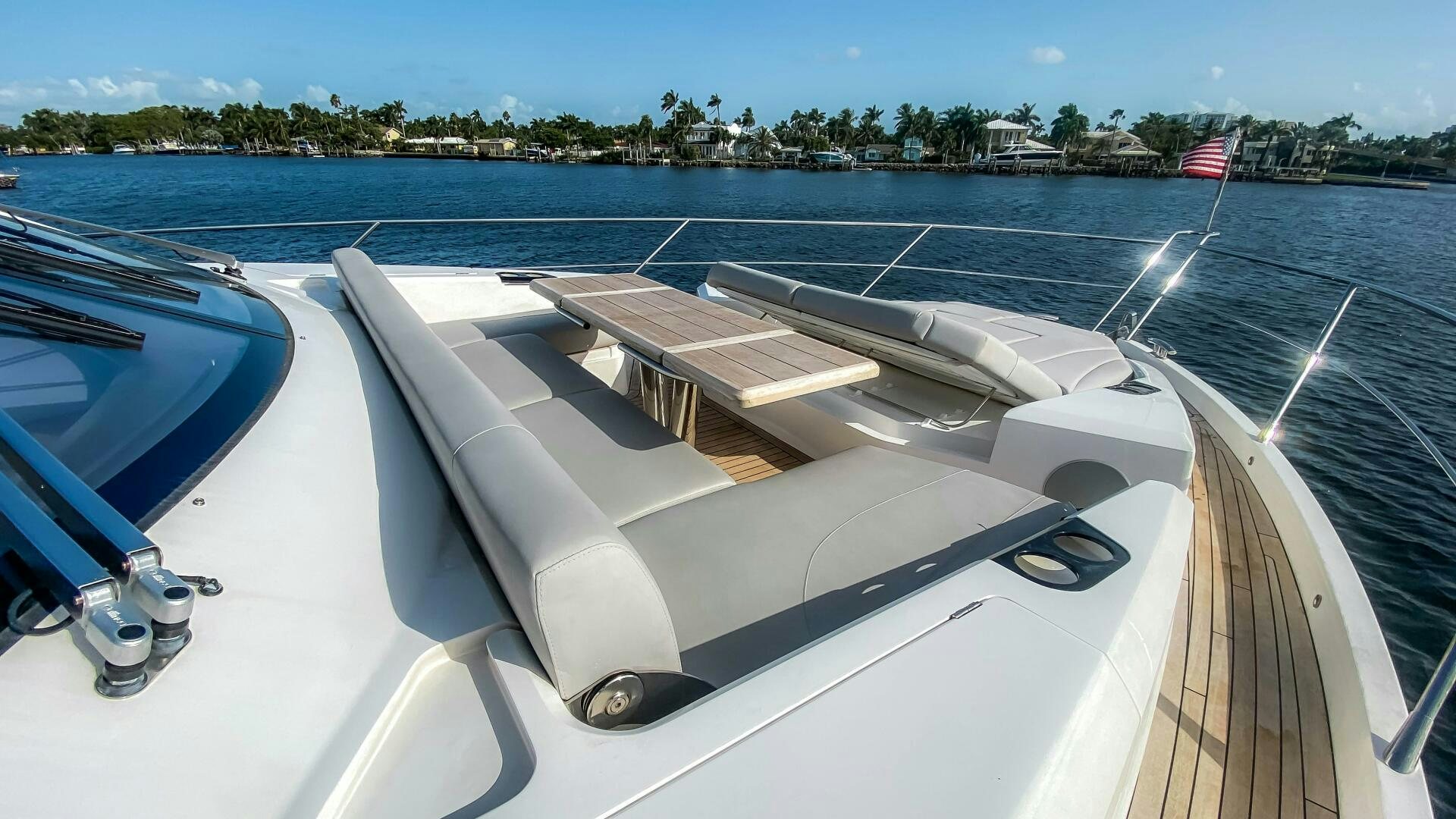 a boat on the water aboard LAGO PARADISE Yacht for Sale