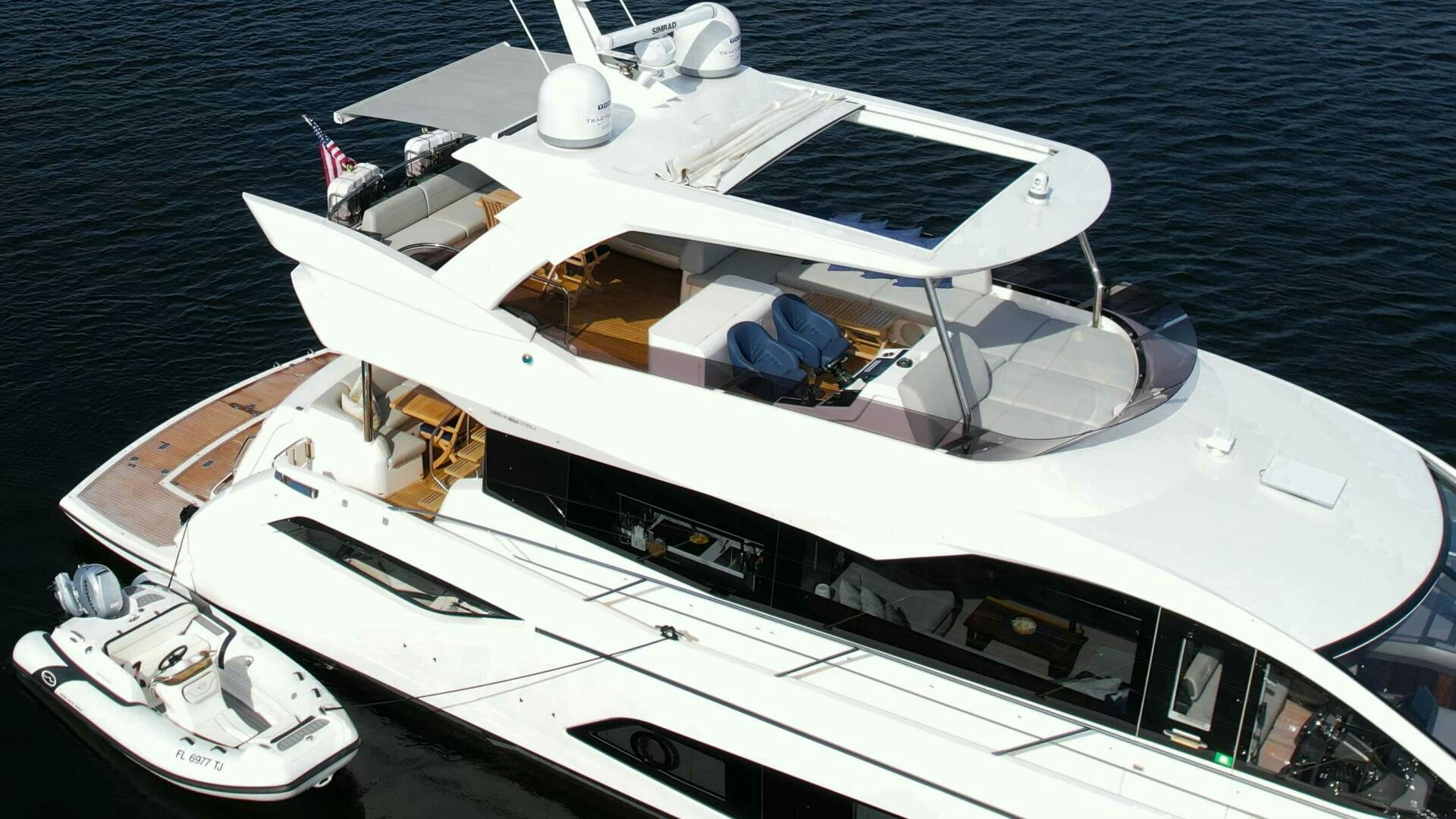 a boat on the water aboard LAGO PARADISE Yacht for Sale