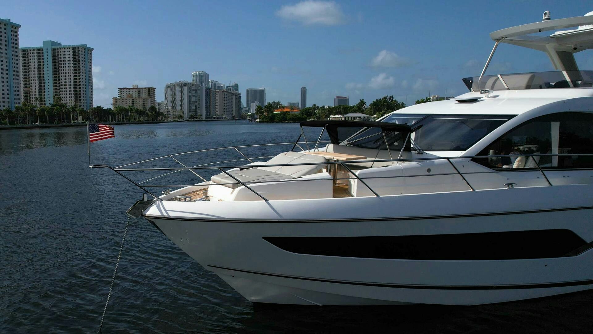 a boat on the water aboard LAGO PARADISE Yacht for Sale