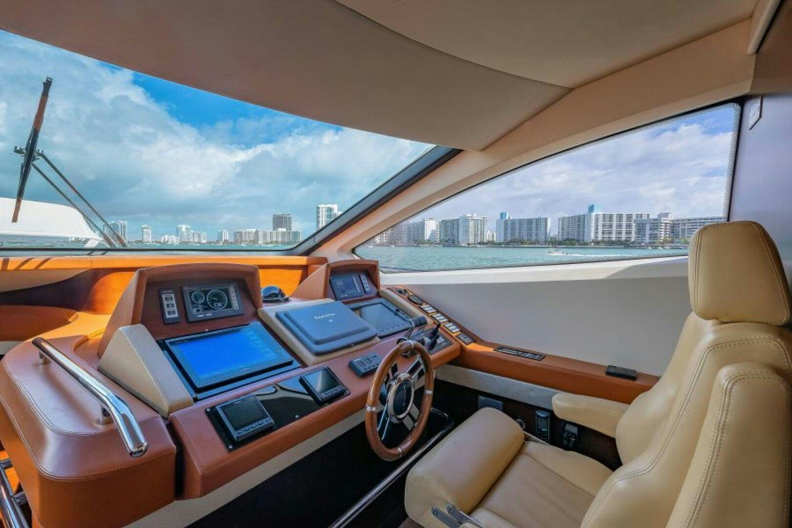 inside of a car aboard MINIMAL RISK Yacht for Sale