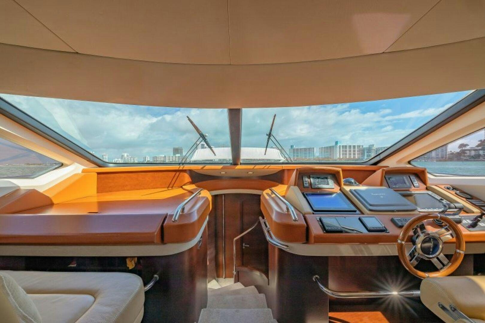 inside of a car aboard MINIMAL RISK Yacht for Sale