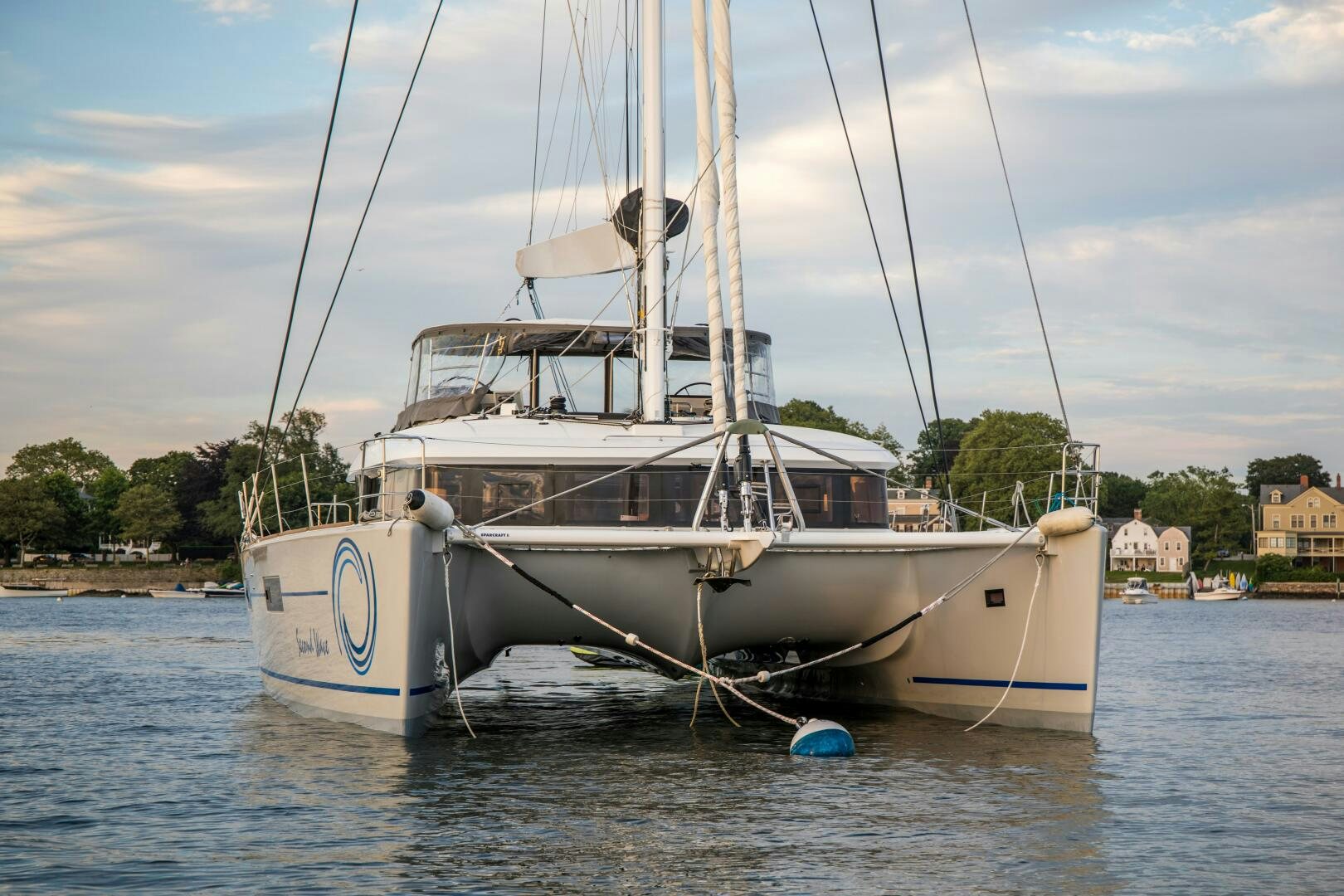 a boat on the water aboard SECOND WAVE Yacht for Sale