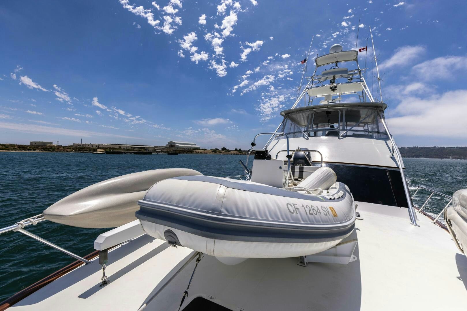 a boat on the water aboard DIXIE Yacht for Sale