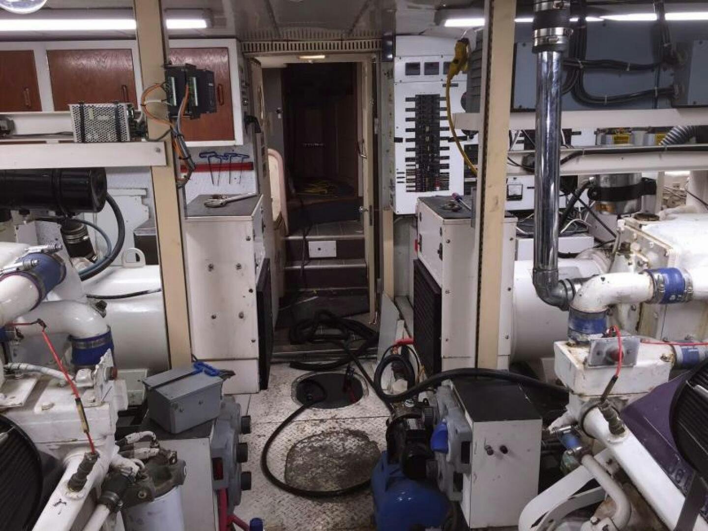 a room with machinery aboard SOUTHERN BREEZE Yacht for Sale