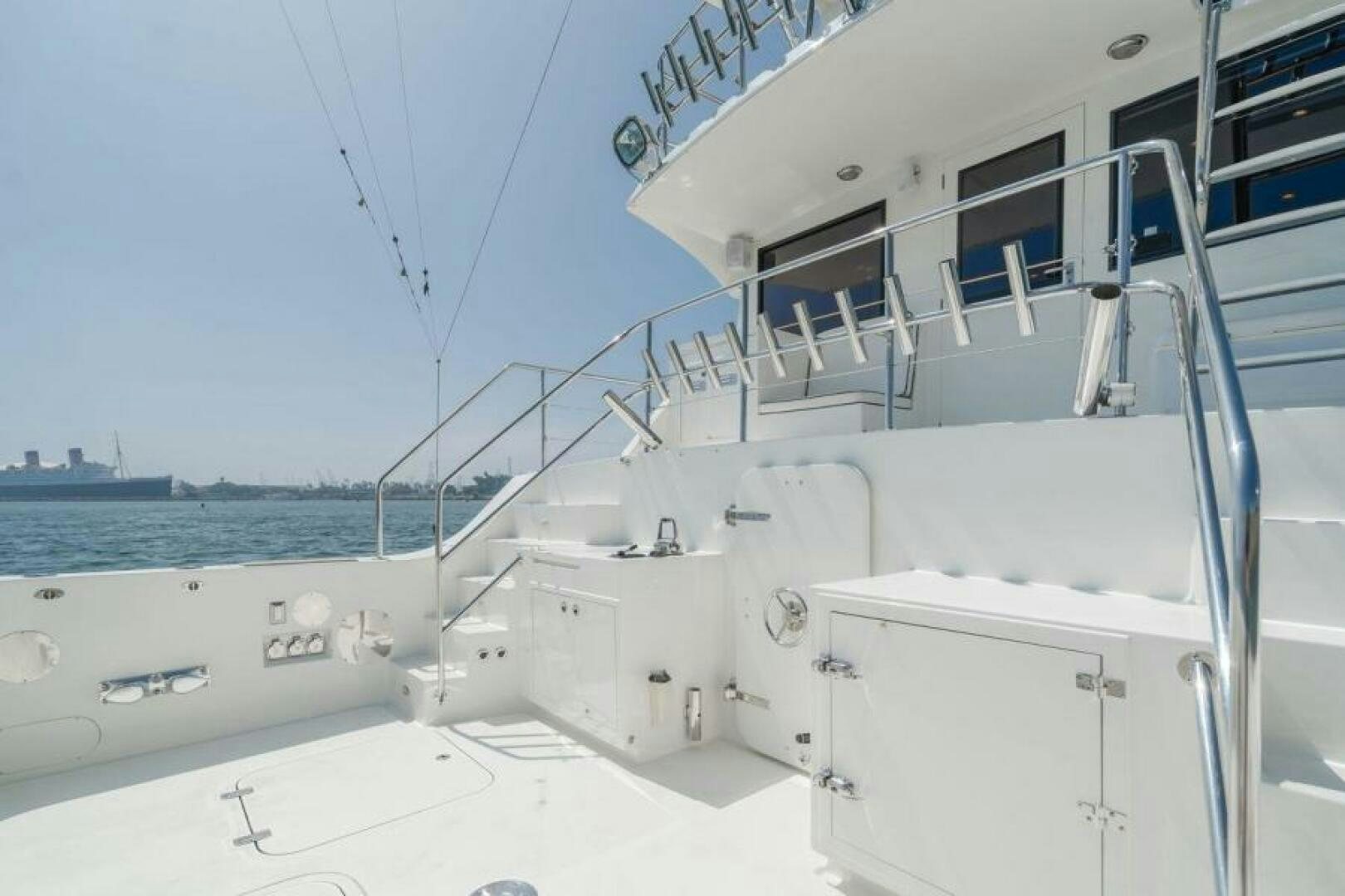 a boat on the water aboard FAN TAIL I Yacht for Sale