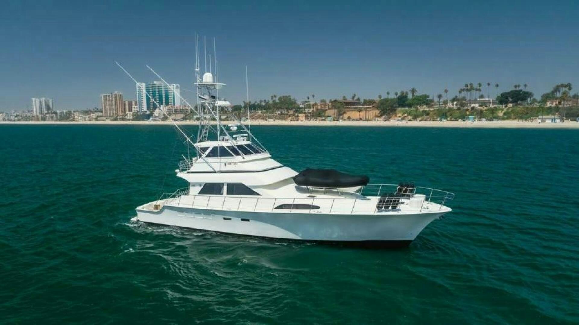 a white yacht in the water aboard FAN TAIL I Yacht for Sale