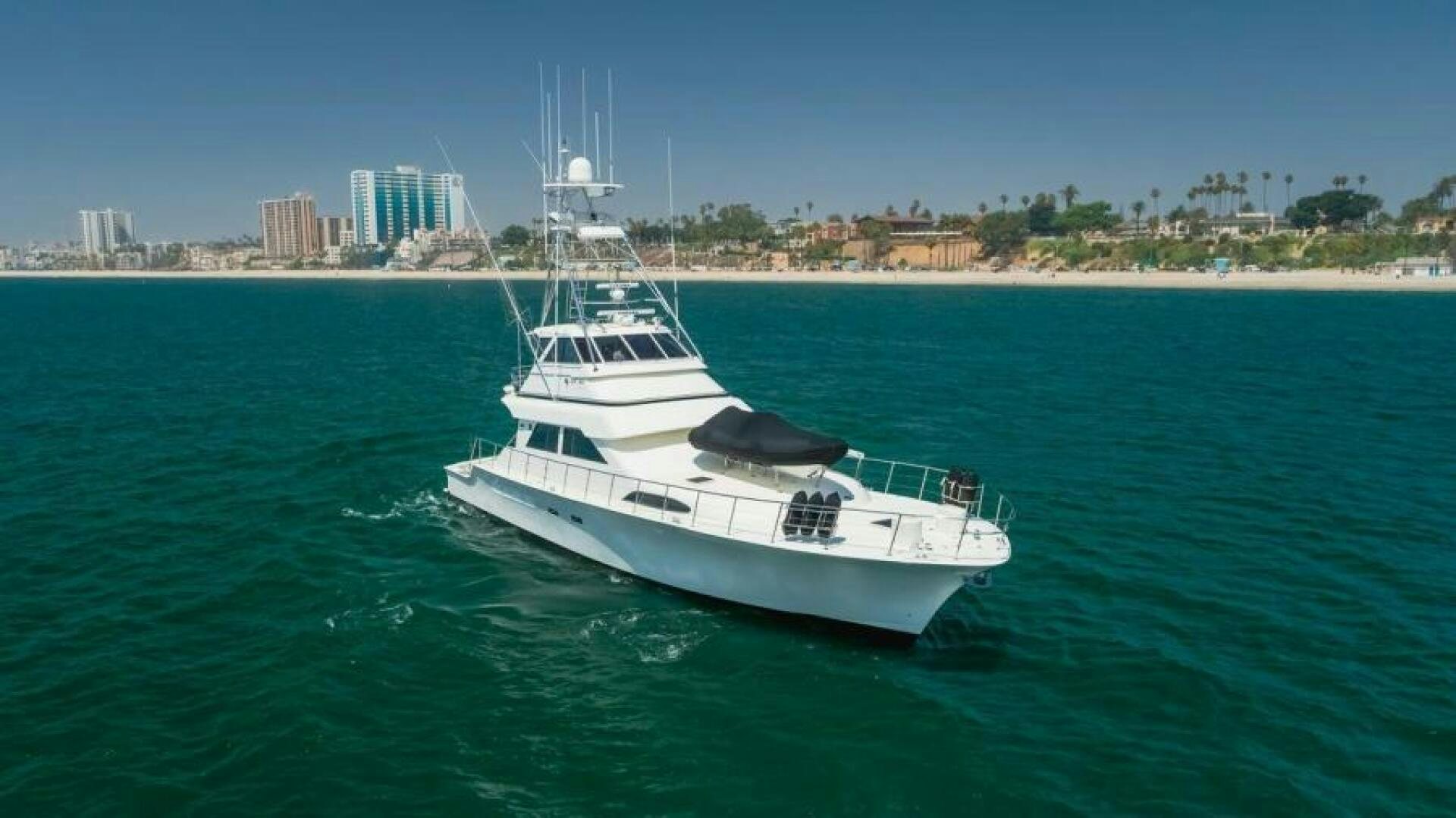 a boat in the water aboard FAN TAIL I Yacht for Sale
