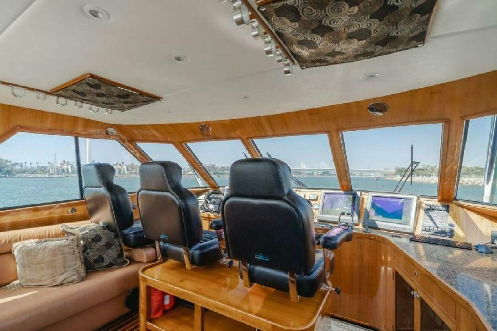 inside of a boat aboard FAN TAIL I Yacht for Sale