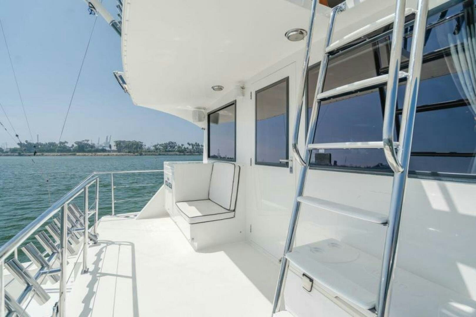 a boat on the water aboard FAN TAIL I Yacht for Sale