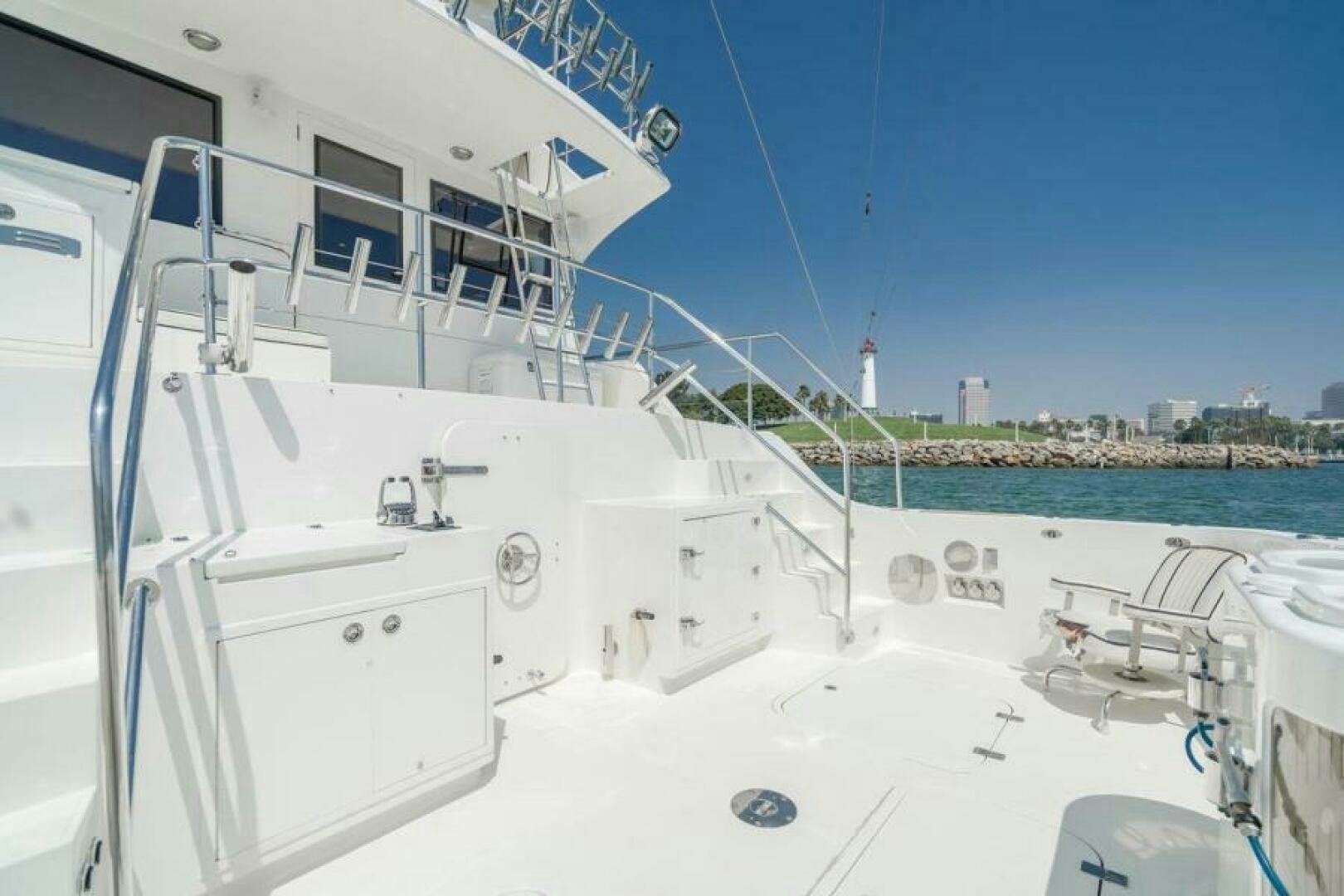 a boat on the water aboard FAN TAIL I Yacht for Sale