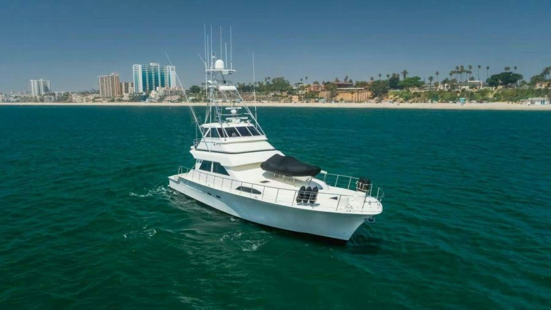 a boat in the water aboard FAN TAIL I Yacht for Sale