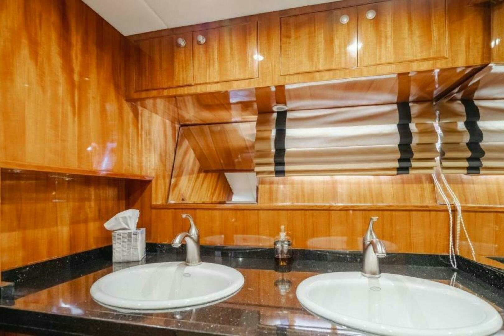 a couple of sinks in a bathroom aboard FAN TAIL I Yacht for Sale