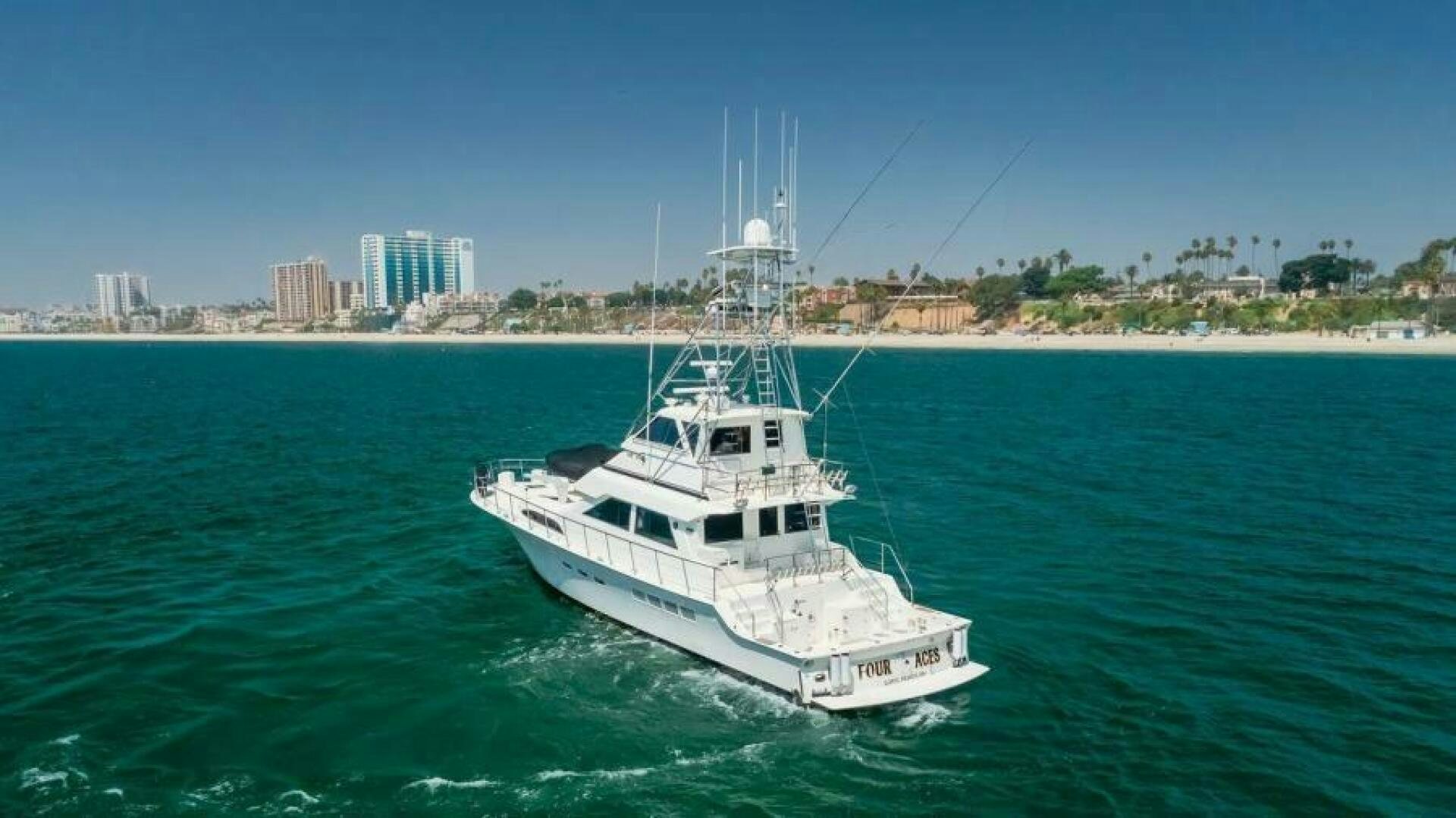a boat in the water aboard FAN TAIL I Yacht for Sale