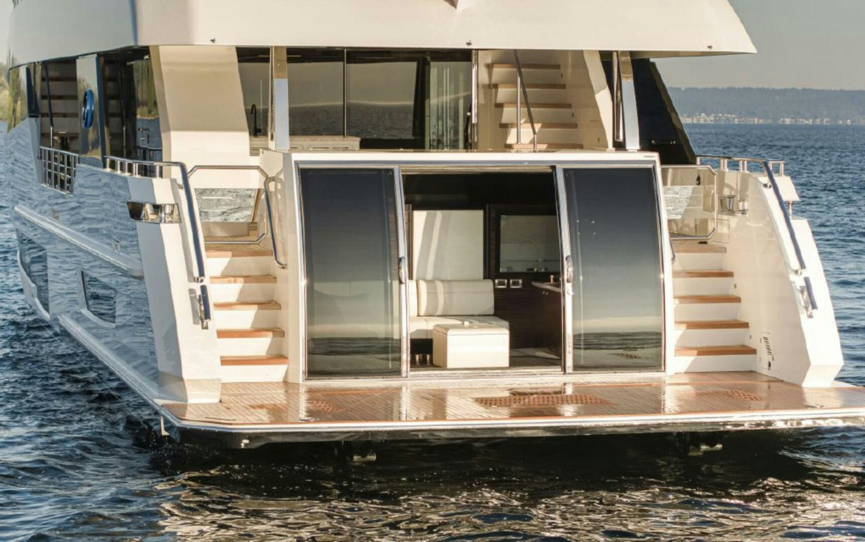 a boat on the water aboard TLC Yacht for Sale