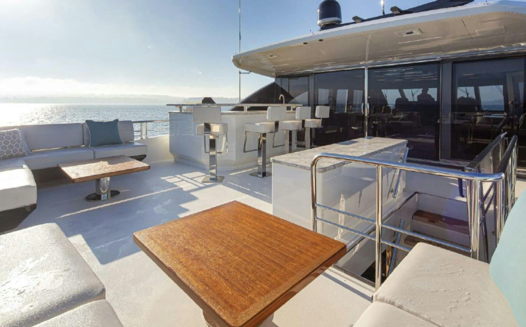 a boat on the water aboard TLC Yacht for Sale