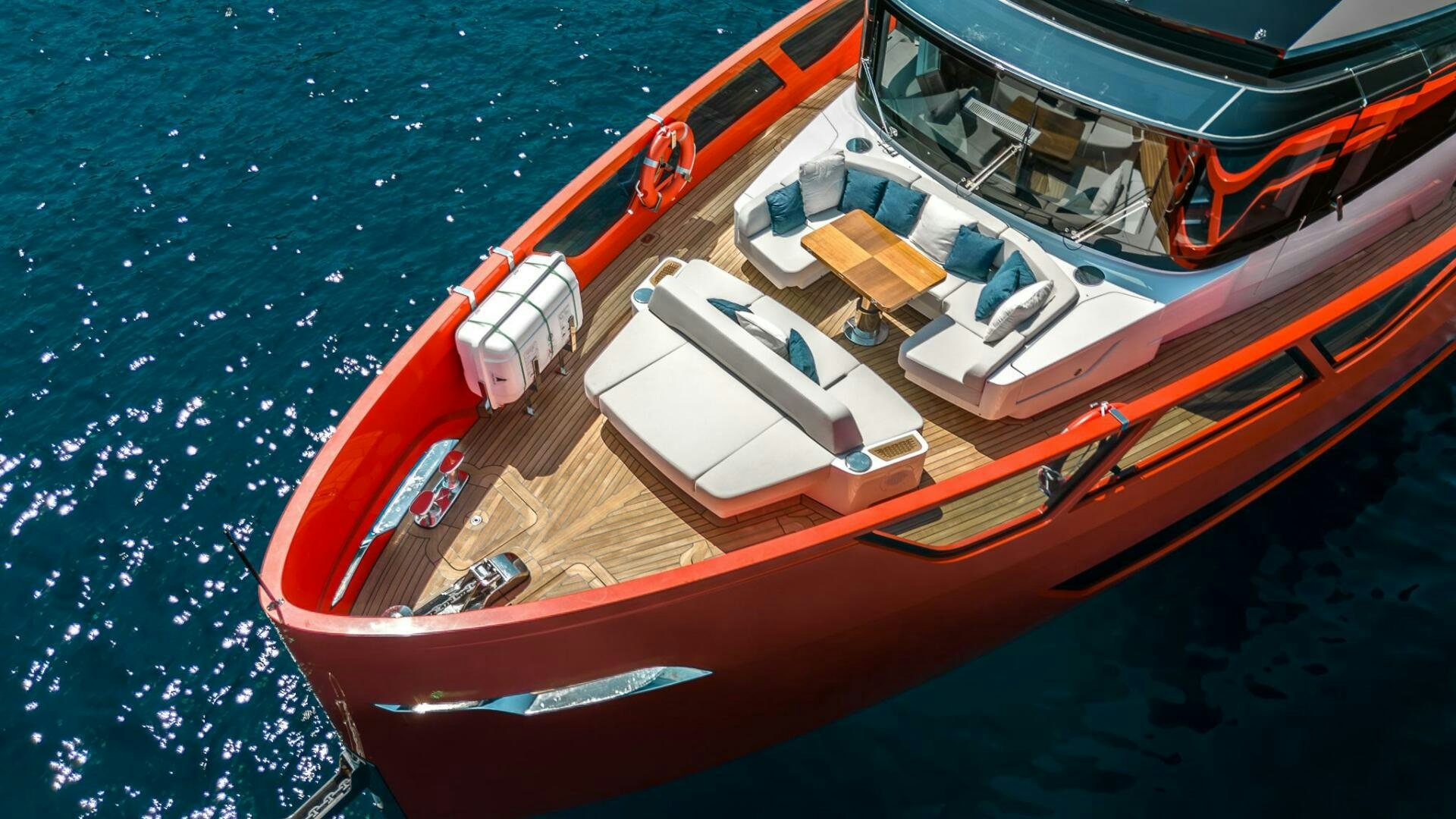 a boat on the water aboard EDGE Yacht for Sale