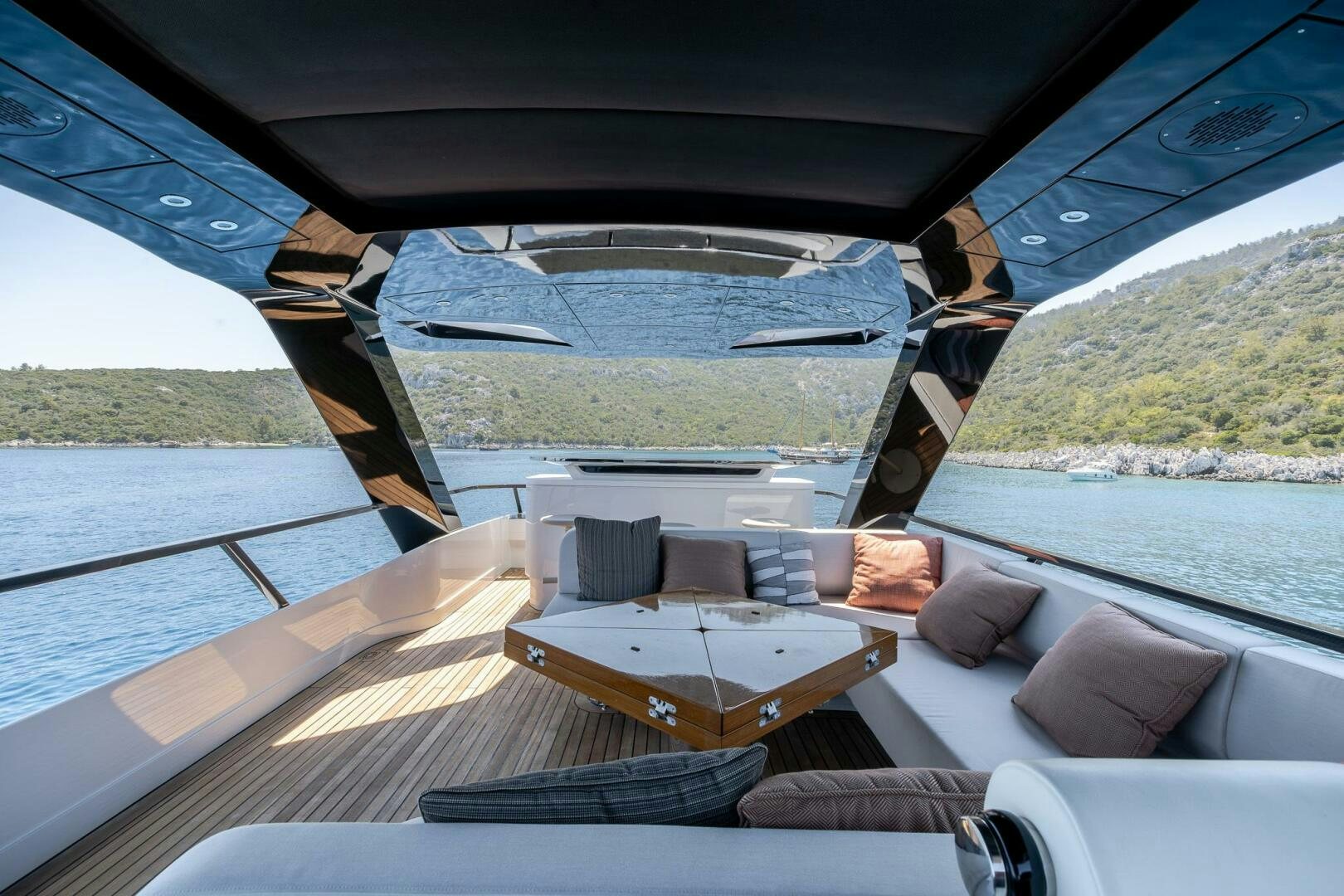 a boat on the water aboard EDGE Yacht for Sale