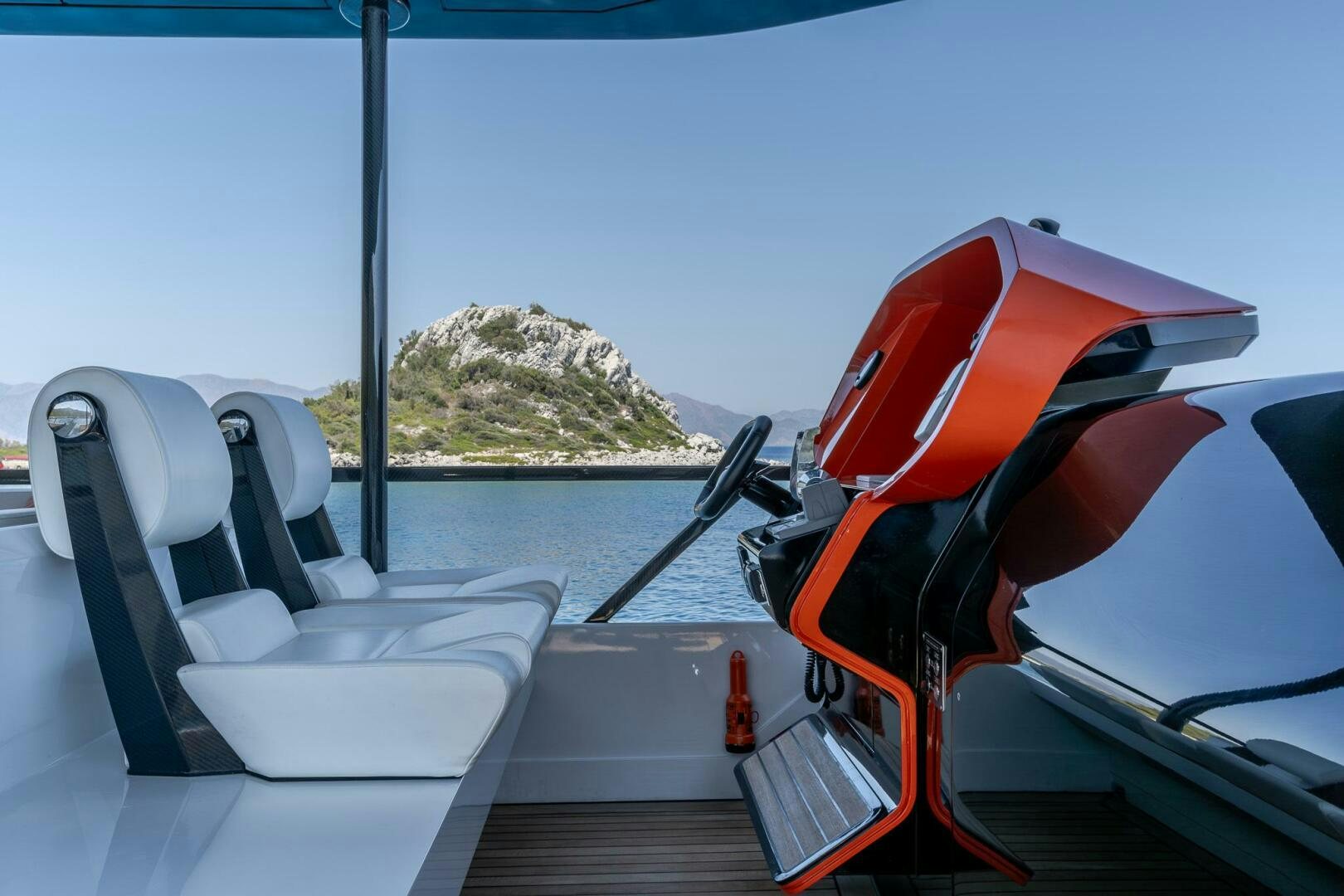 a boat on the water aboard EDGE Yacht for Sale
