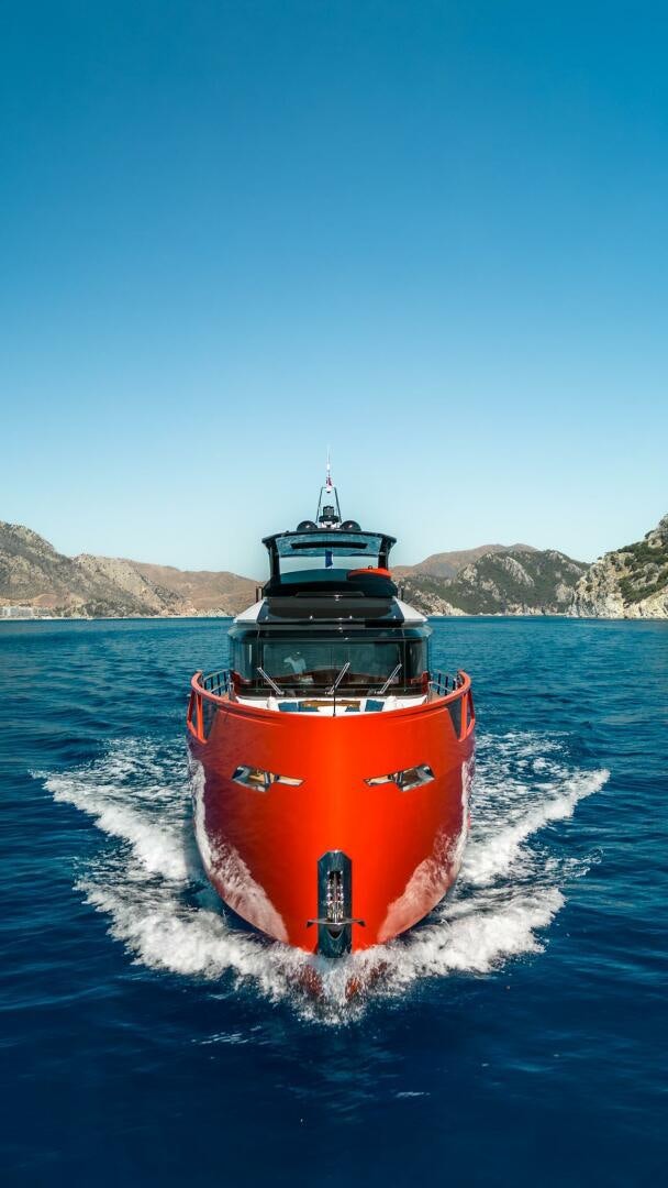 a boat on the water aboard EDGE Yacht for Sale