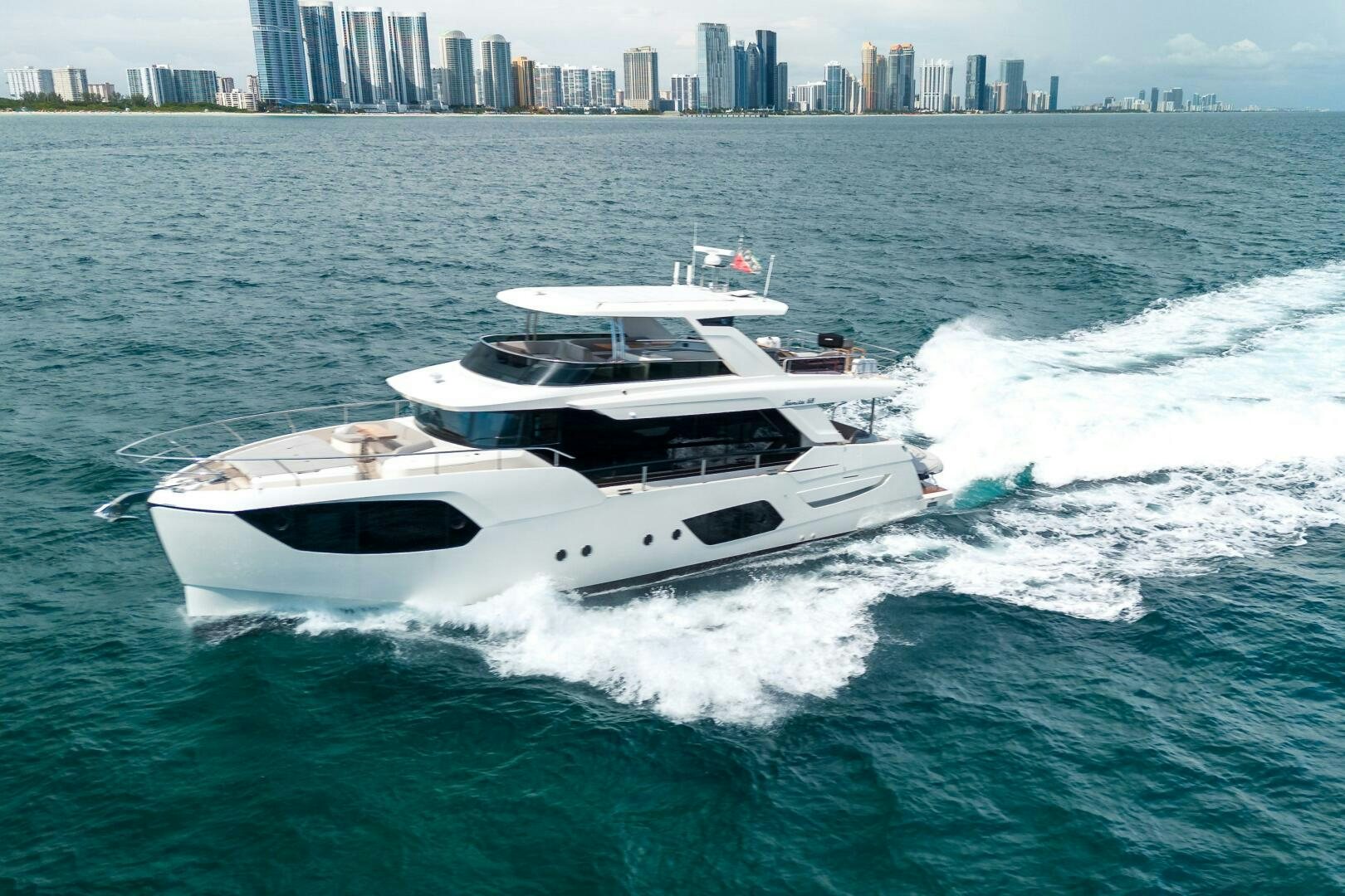 a boat on the water aboard ALGI Yacht for Sale