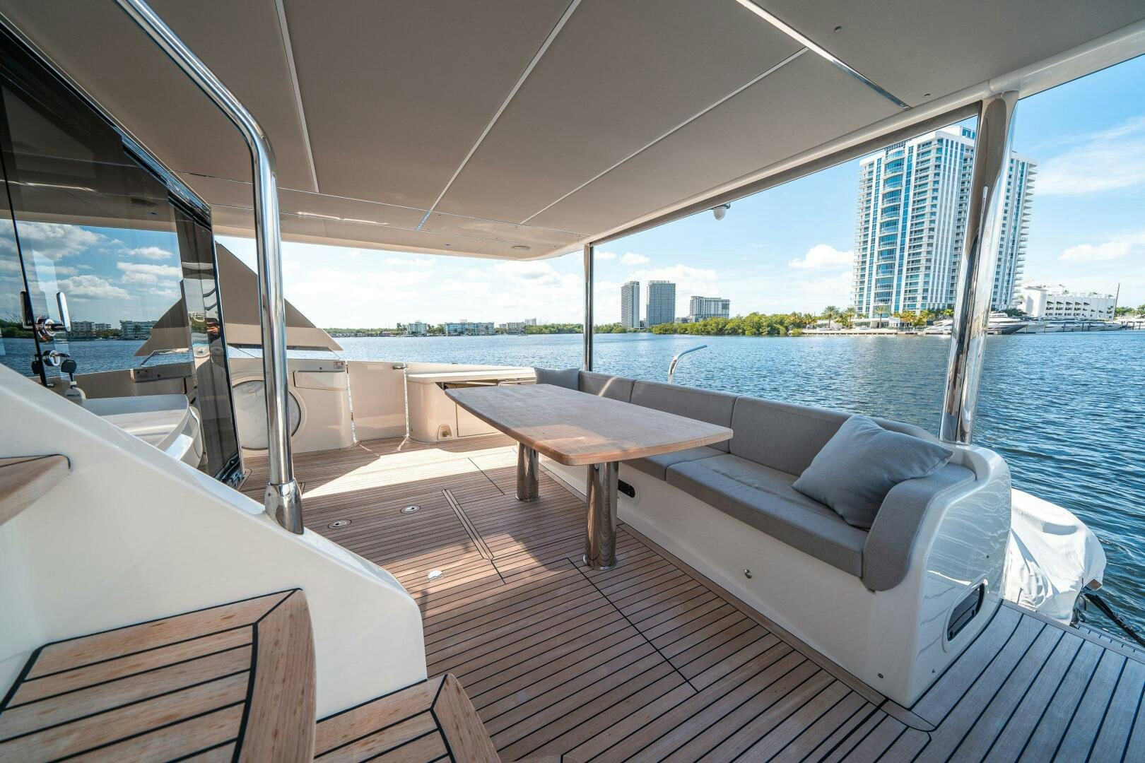 a boat on the water aboard ALGI Yacht for Sale