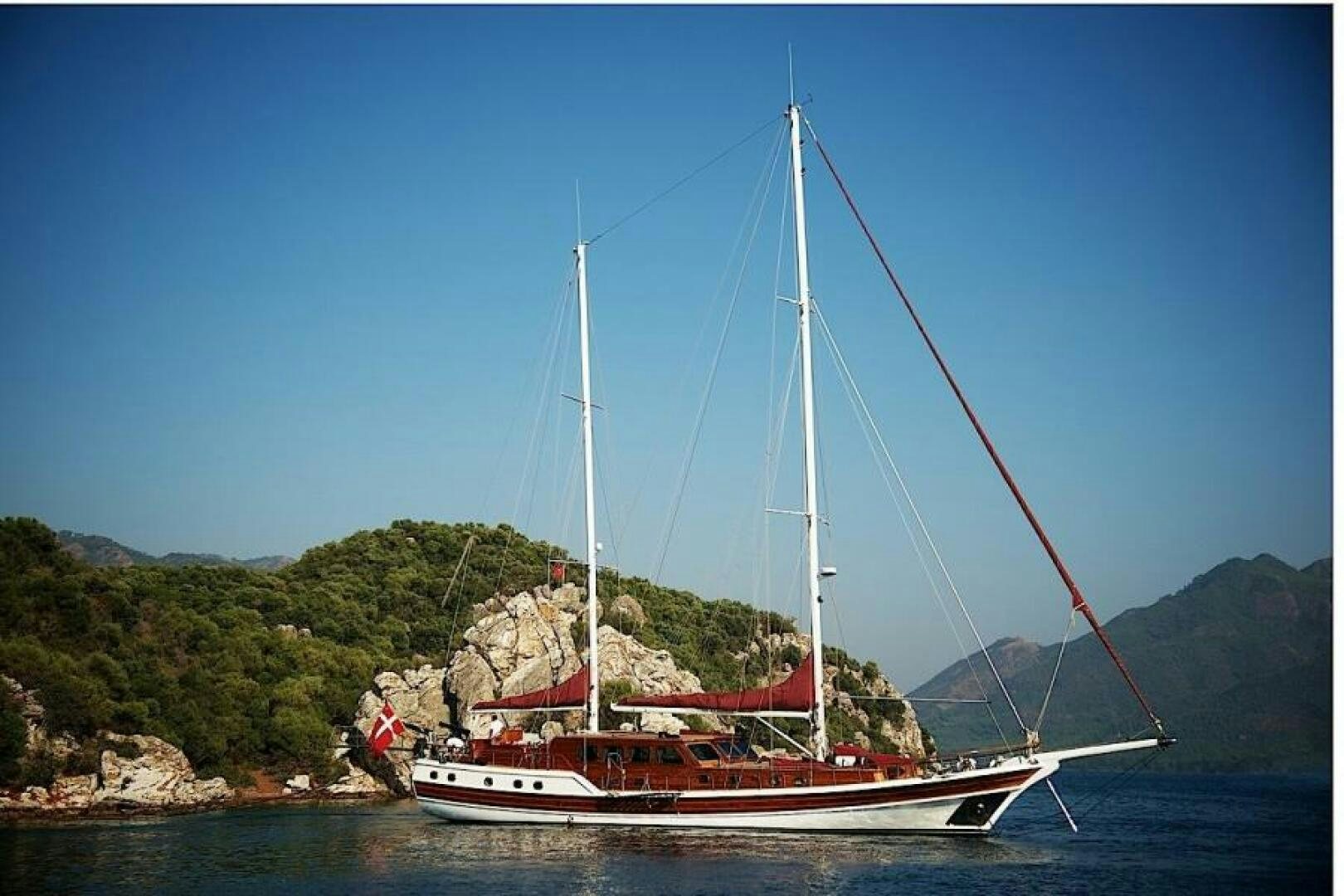 a sailboat on the water aboard CLARISSA Yacht for Sale