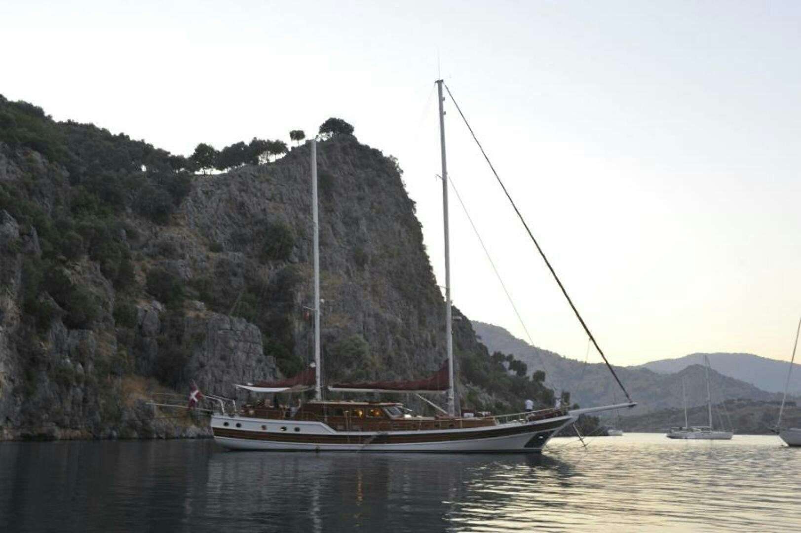a boat on the water aboard CLARISSA Yacht for Sale