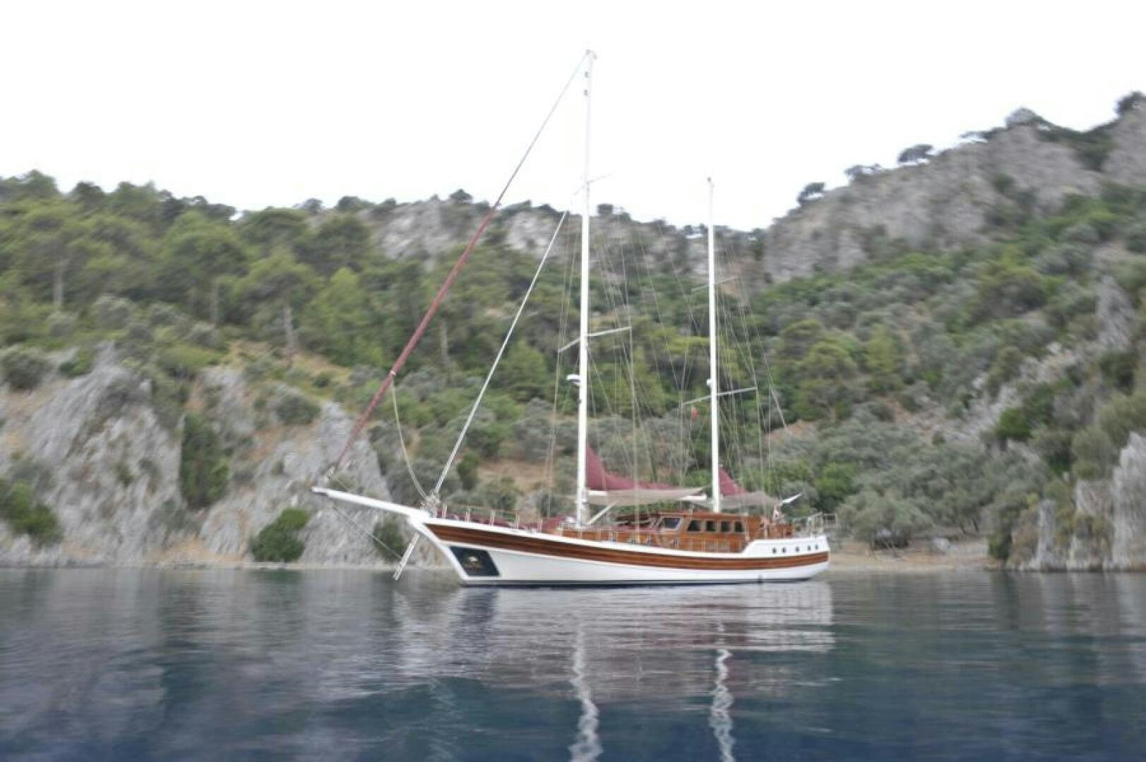a boat on the water aboard CLARISSA Yacht for Sale