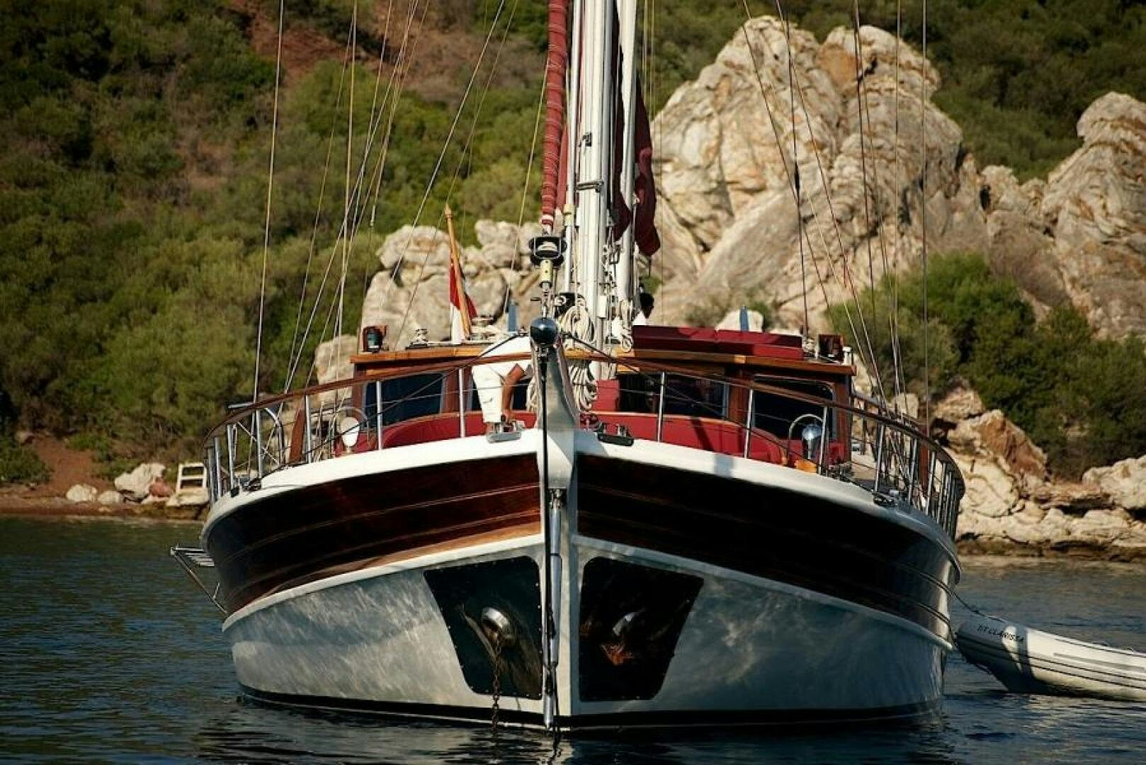 a boat on the water aboard CLARISSA Yacht for Sale