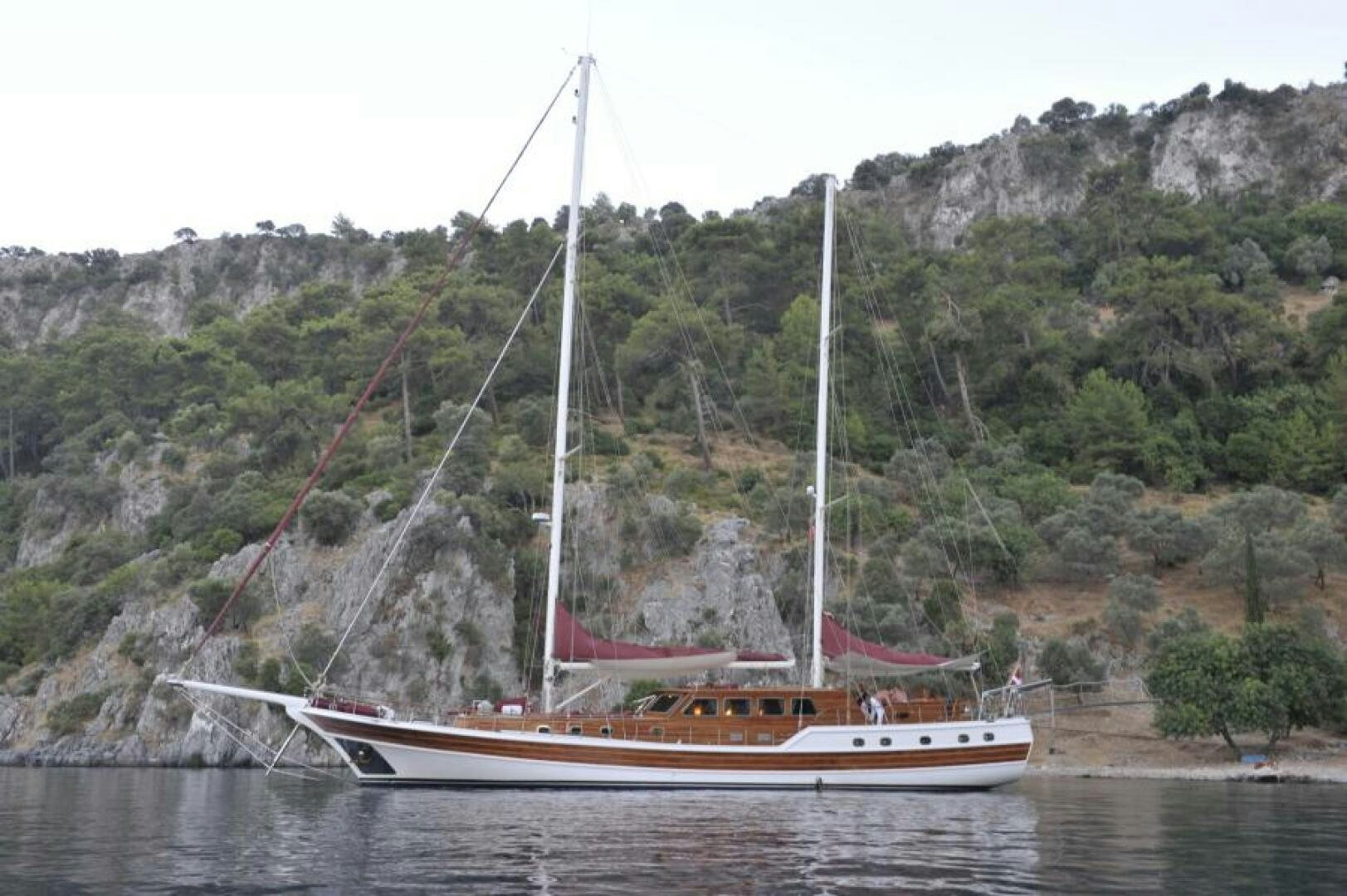 a boat on the water aboard CLARISSA Yacht for Sale
