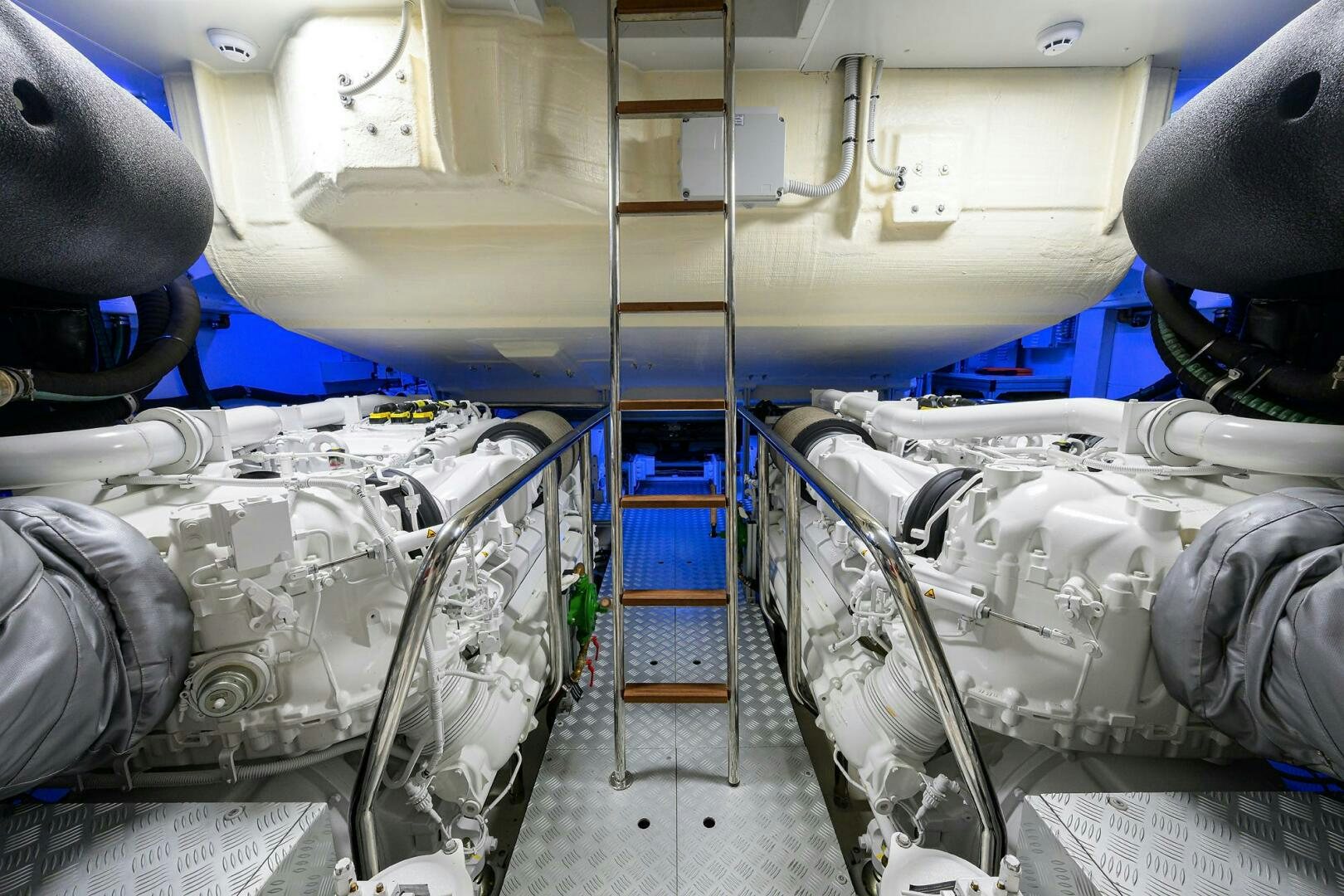 a close-up of a machine aboard RISE ABOVE III Yacht for Sale