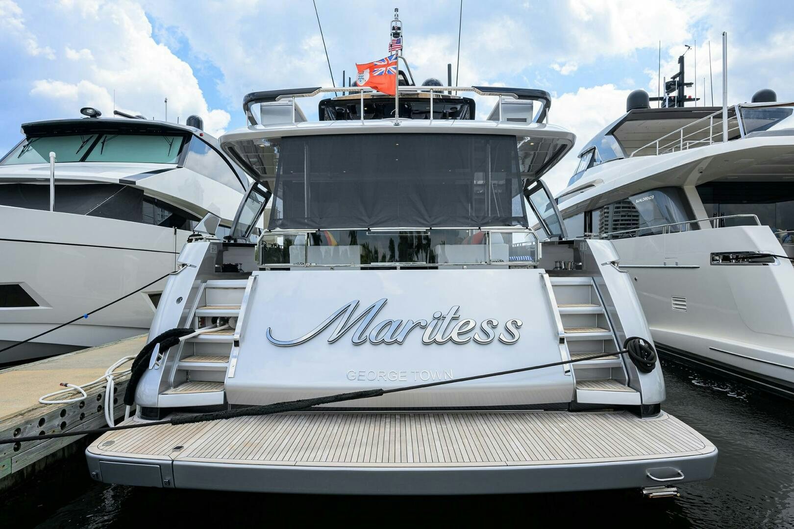 a group of boats docked aboard RISE ABOVE III Yacht for Sale