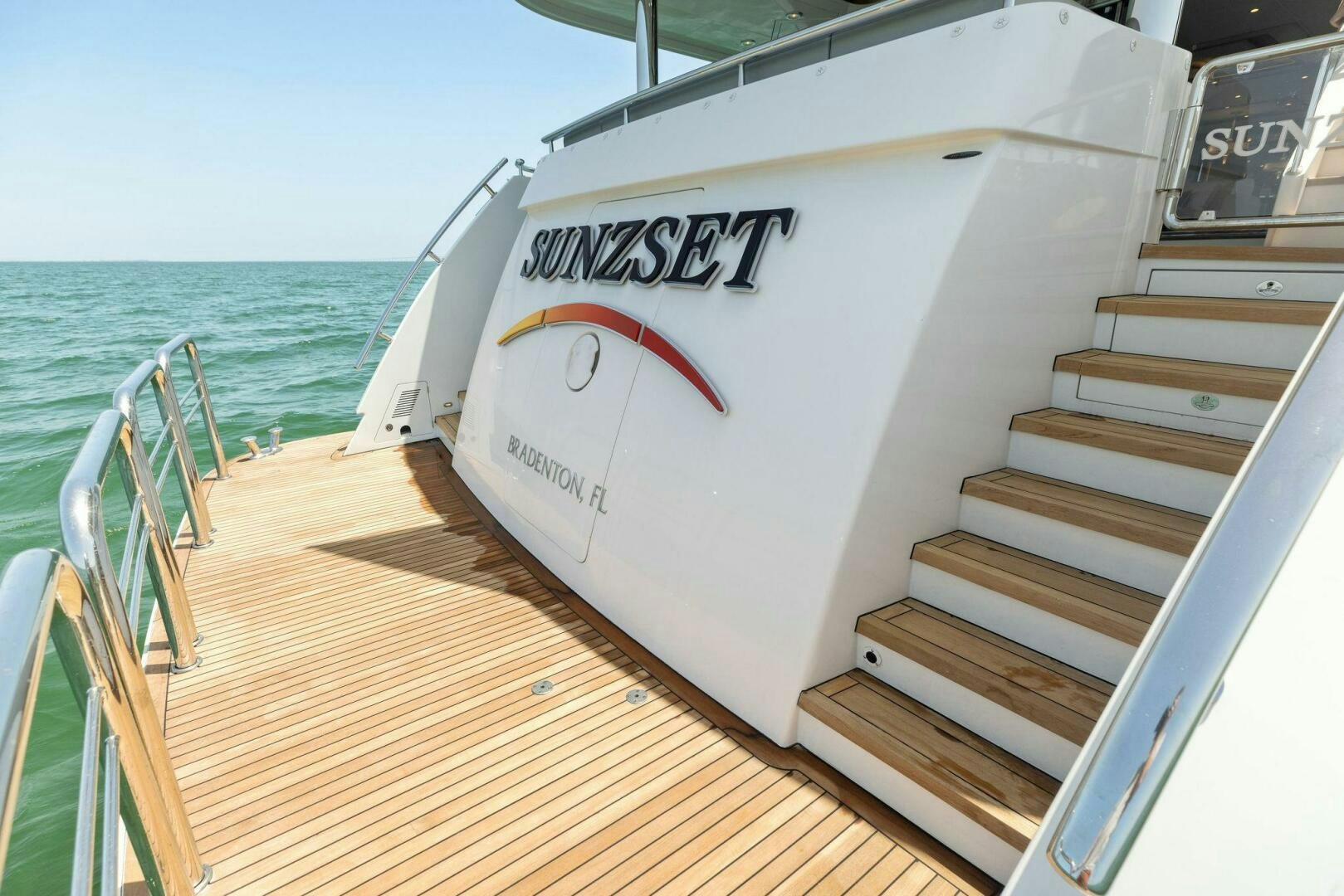 a boat on the water aboard SUNZSET Yacht for Sale