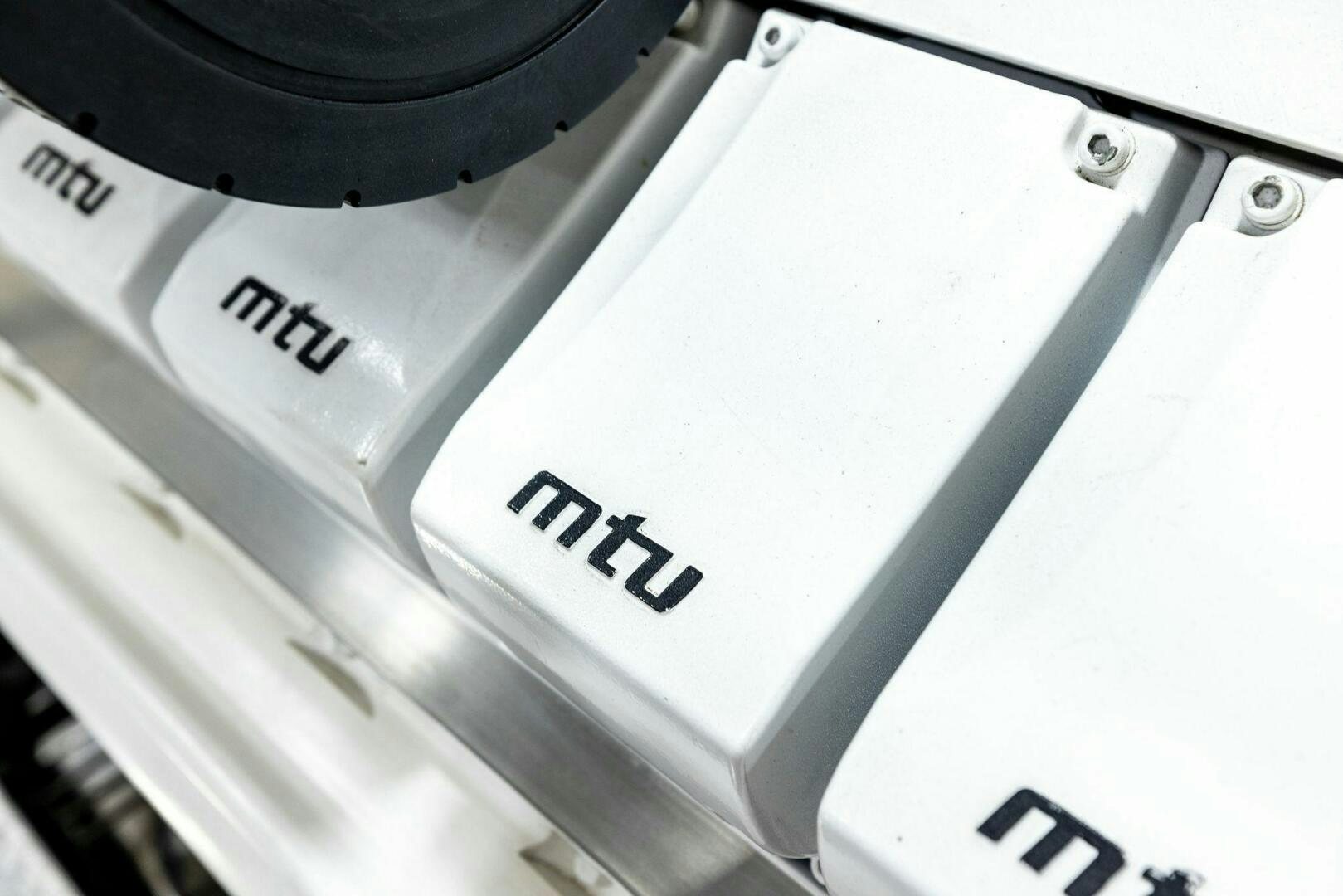 a close-up of a white device aboard SUNZSET Yacht for Sale