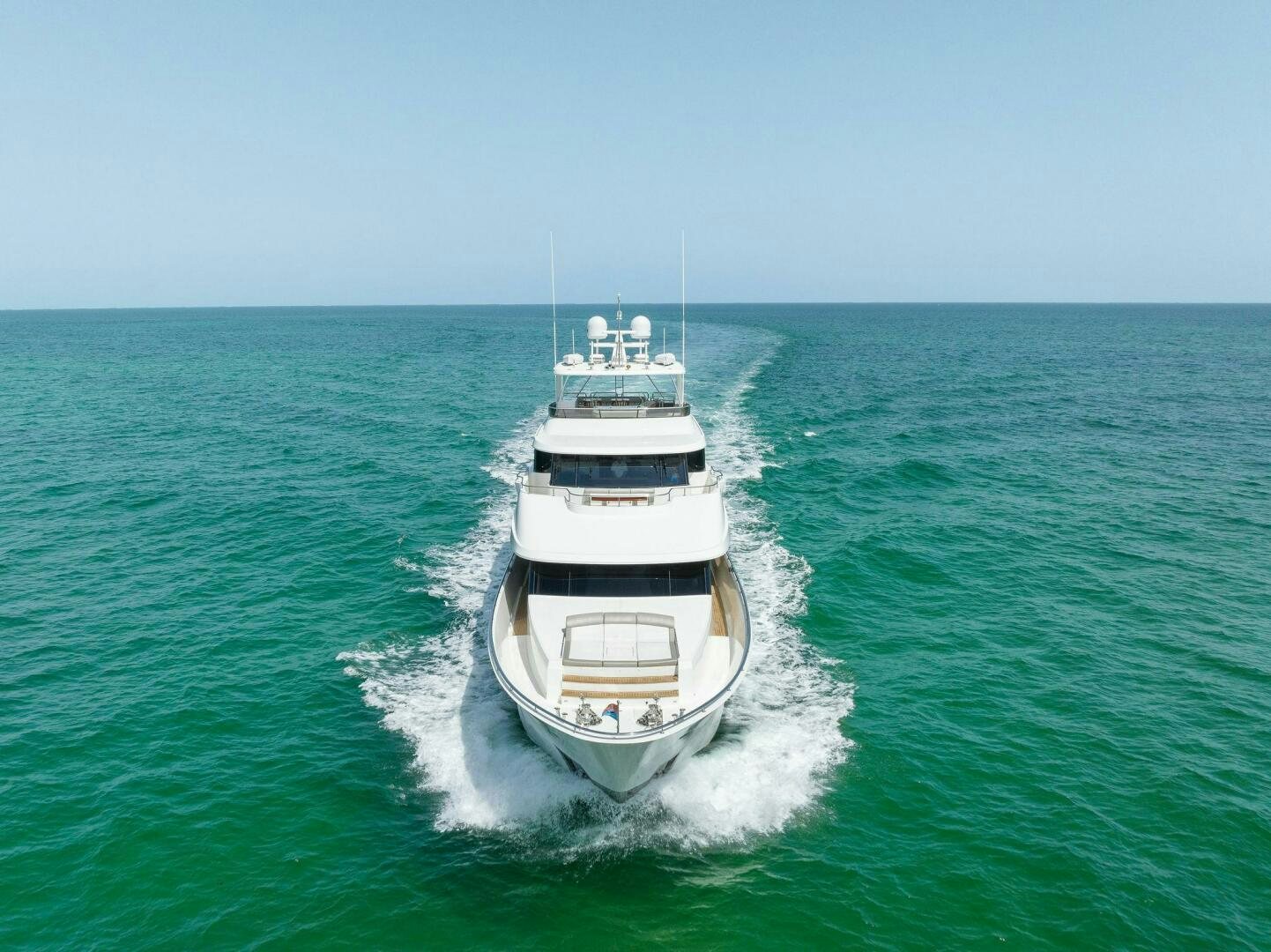 a boat on the water aboard SUNZSET Yacht for Sale