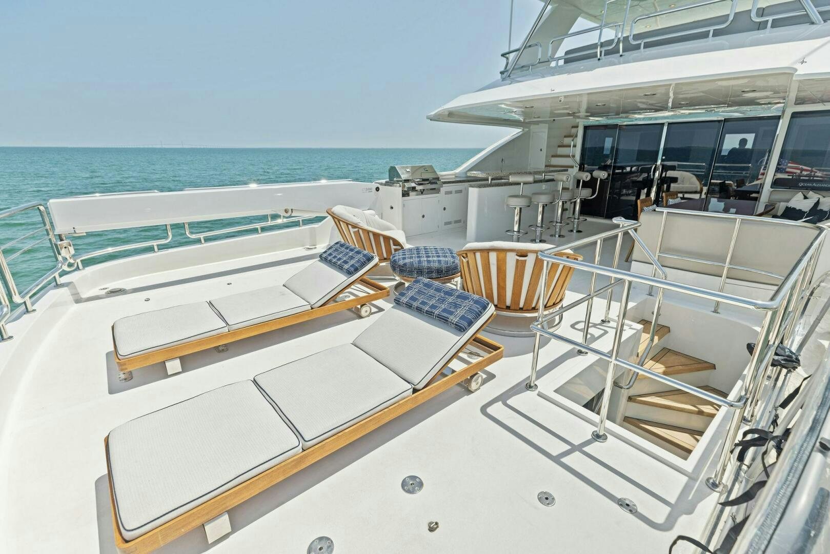 a boat on the water aboard SUNZSET Yacht for Sale