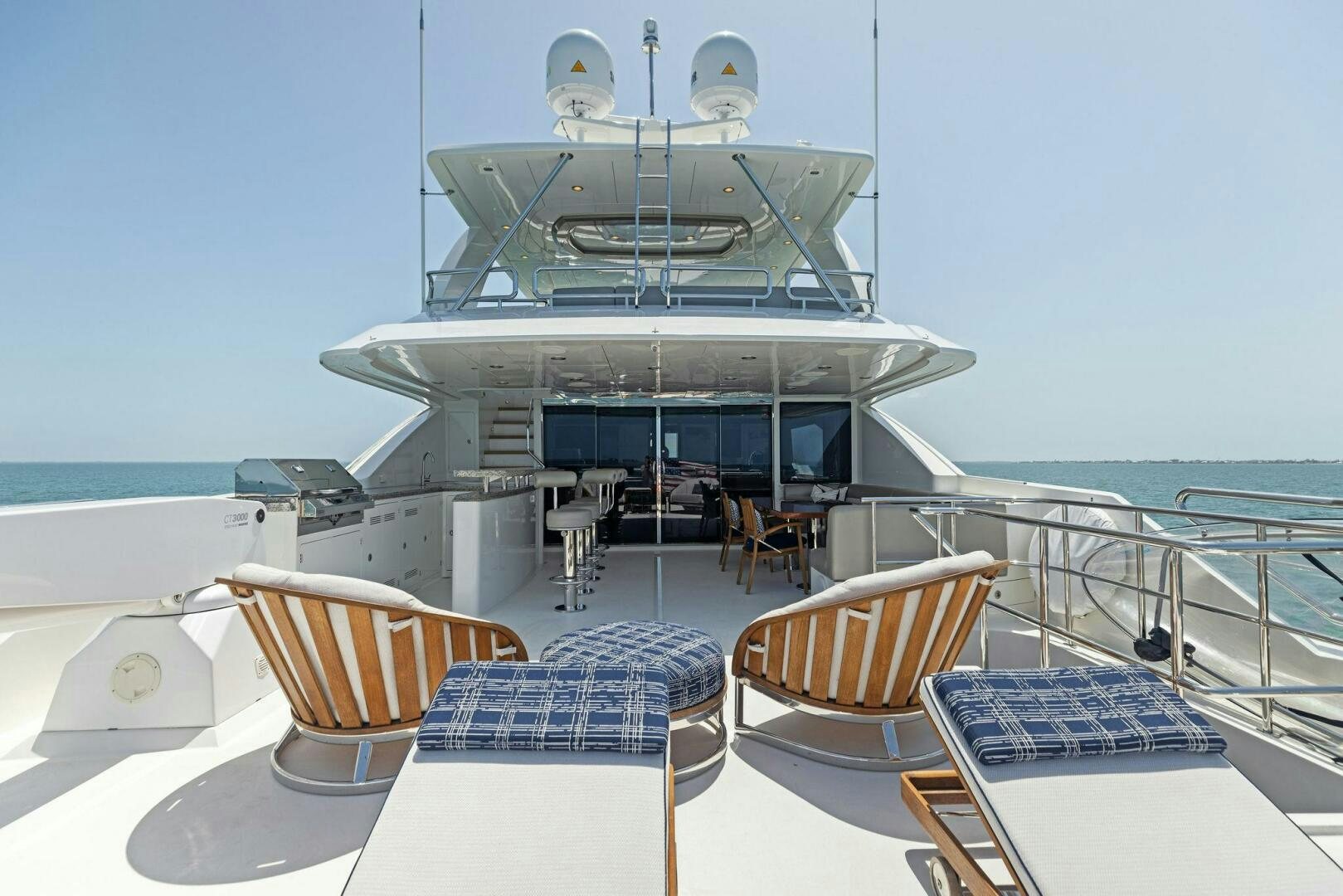 a boat on the water aboard SUNZSET Yacht for Sale