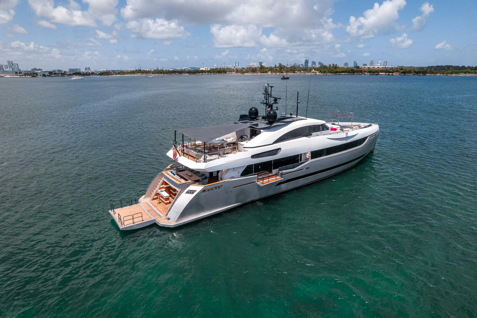 a boat in the water aboard LEUDIN I Yacht for Sale