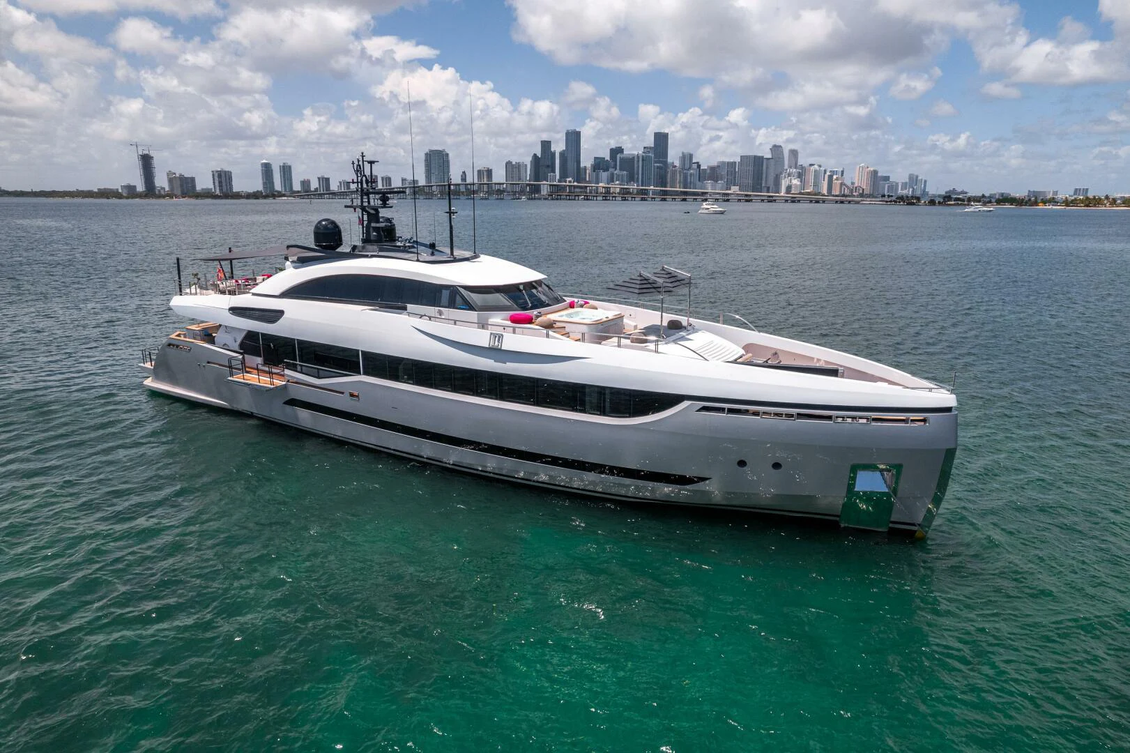 a boat in the water aboard LEUDIN I Yacht for Sale