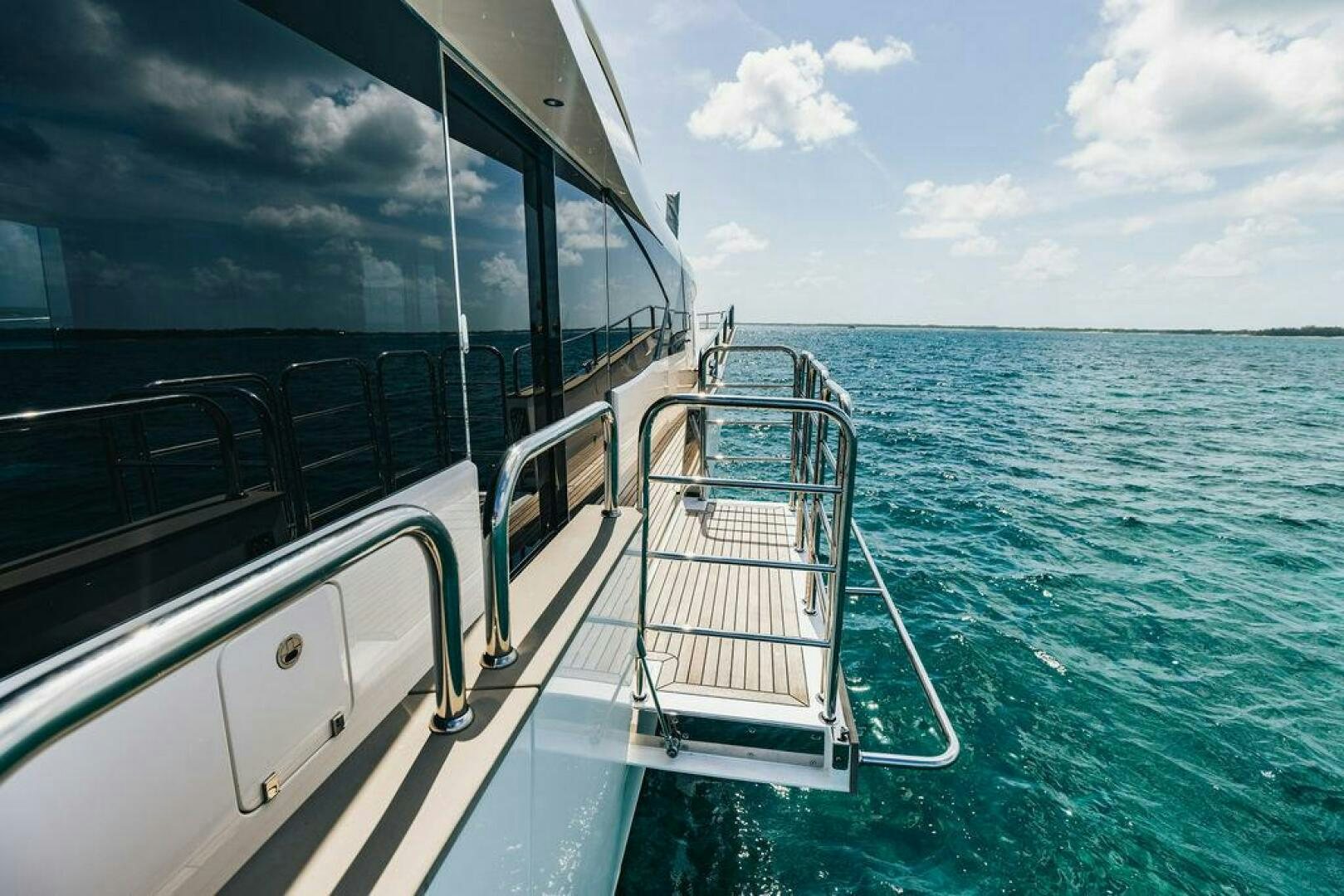 a boat on the water aboard PURA VIDA Yacht for Sale